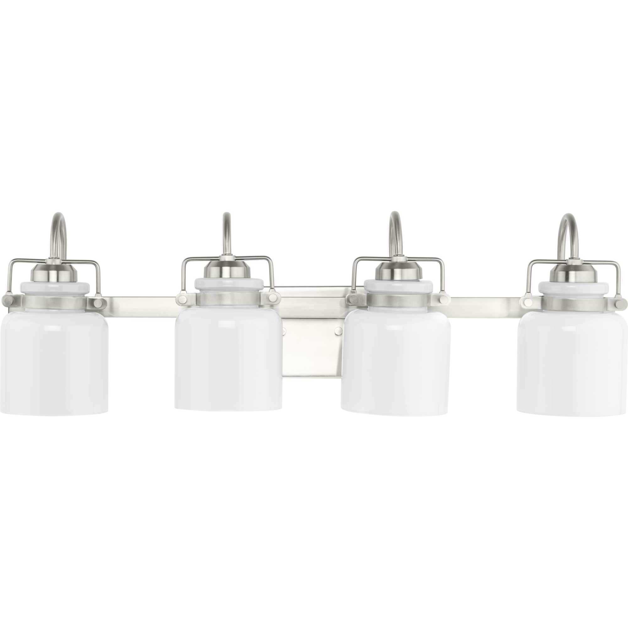 Fessler 4 Light 29.12 inch Brushed Nickel Bath Light Wall Light