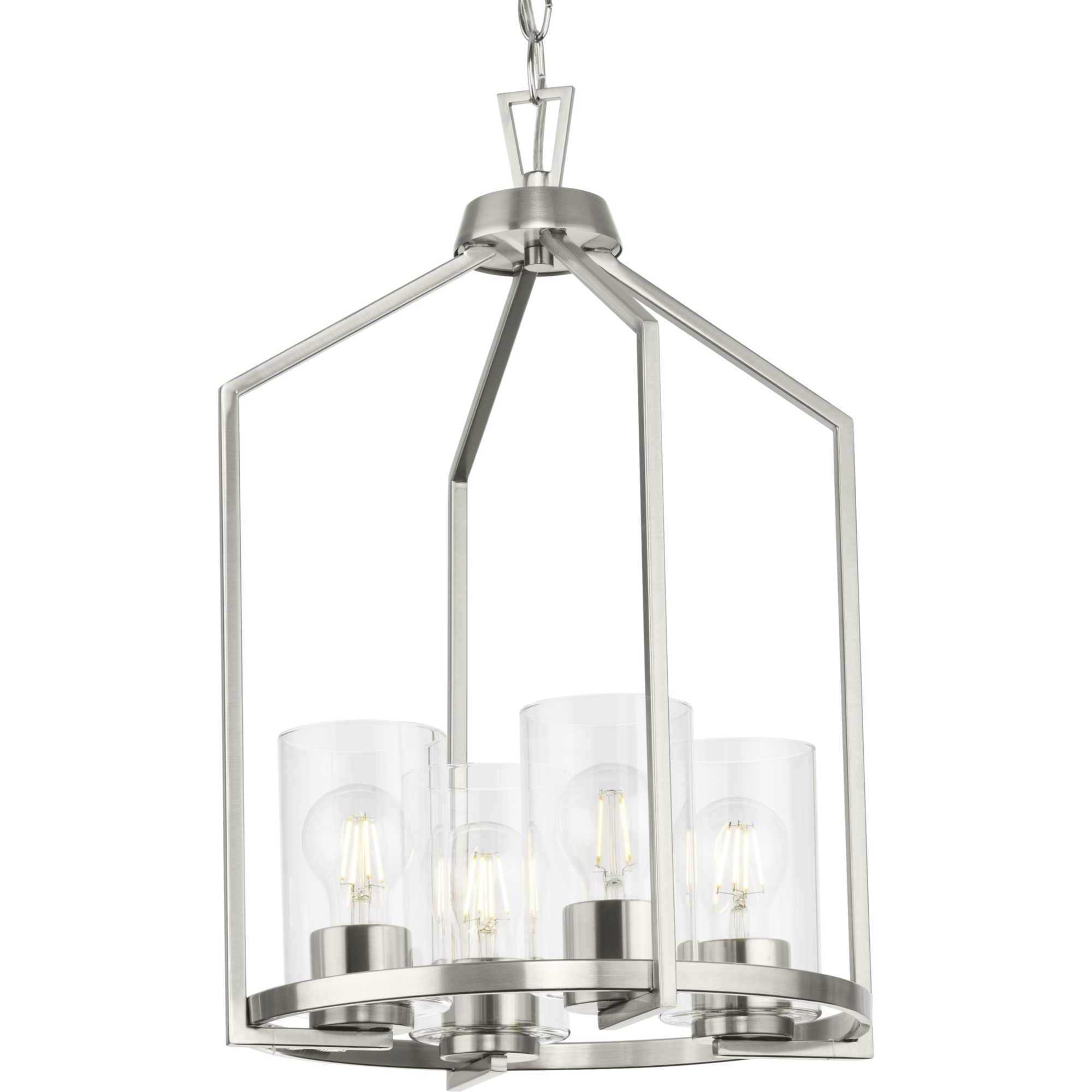 Goodwin 4 Light 14 inch Brushed Nickel Foyer Light Ceiling Light