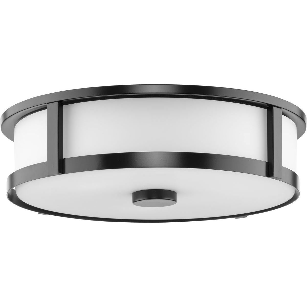 Gilliam LED 16.12 inch Matte Black Flush Mount Ceiling Light