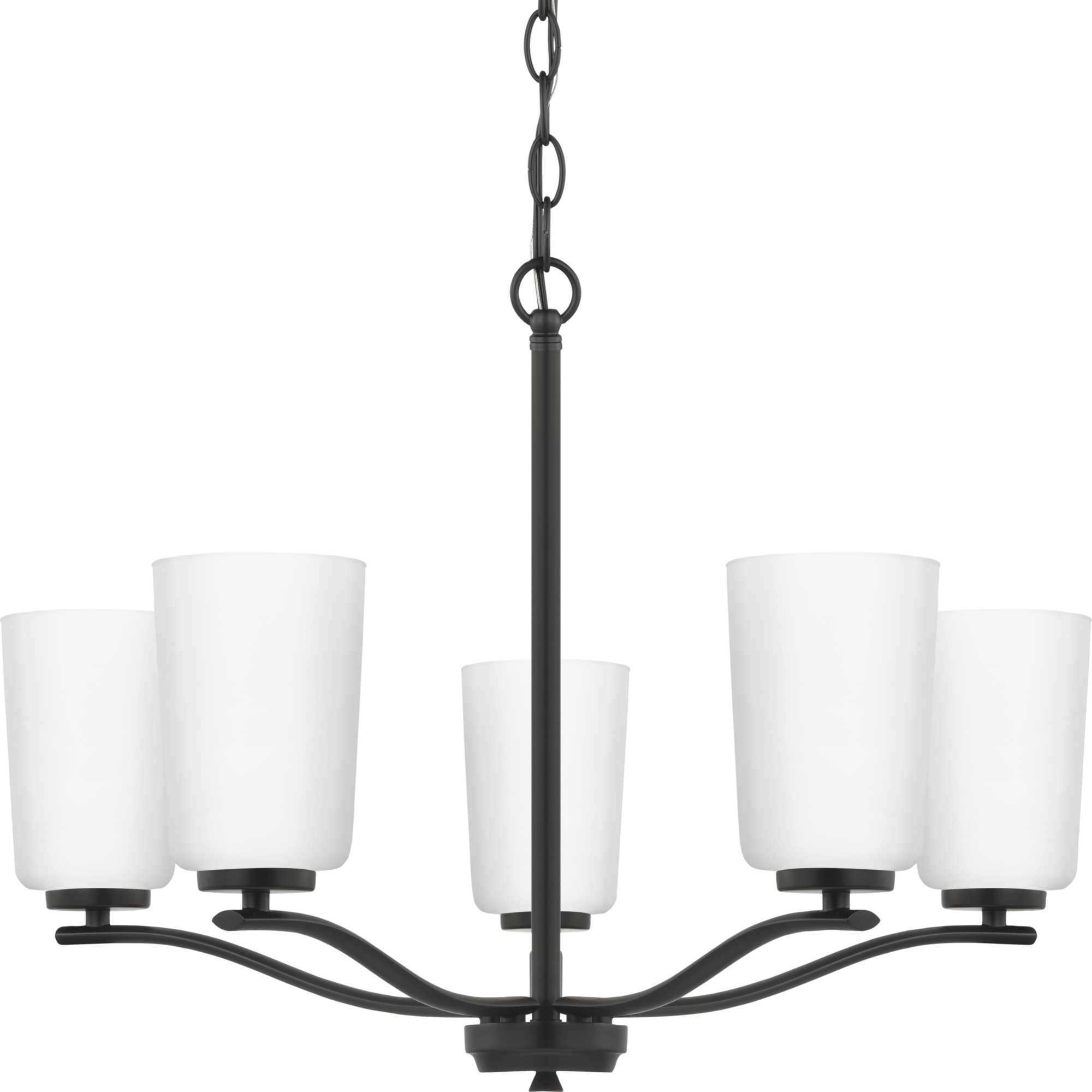 Adley 5 Light 22.87 inch Matte Black Chandelier Ceiling Light