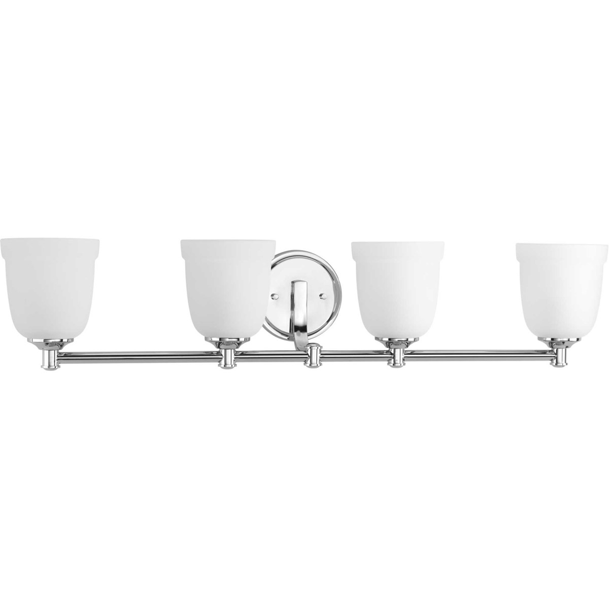 Topsail 4 Light 33.5 inch Polished Chrome Bath Vanity Wall Light