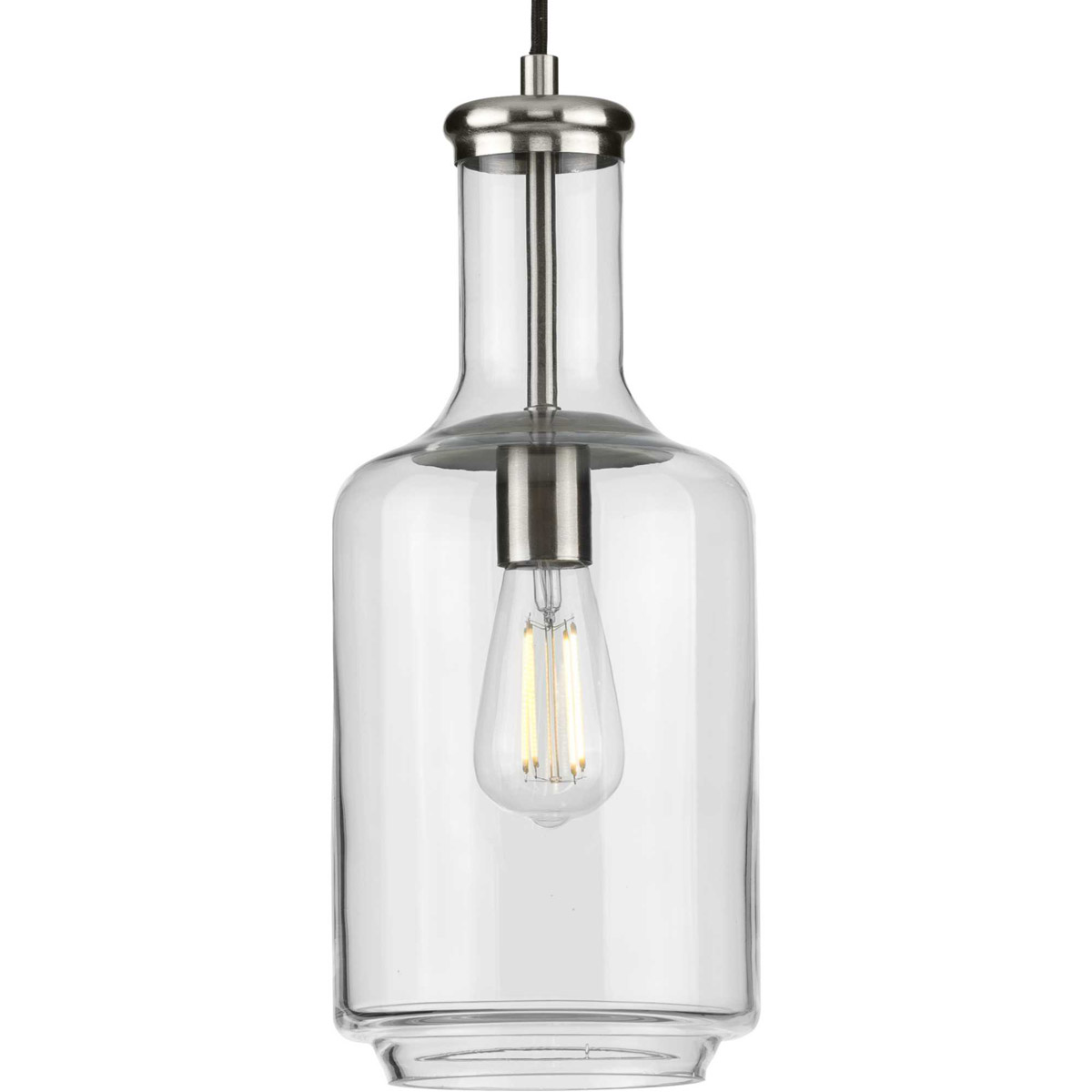 Latrobe 1 Light 7 inch Brushed Nickel Pendant Ceiling Light