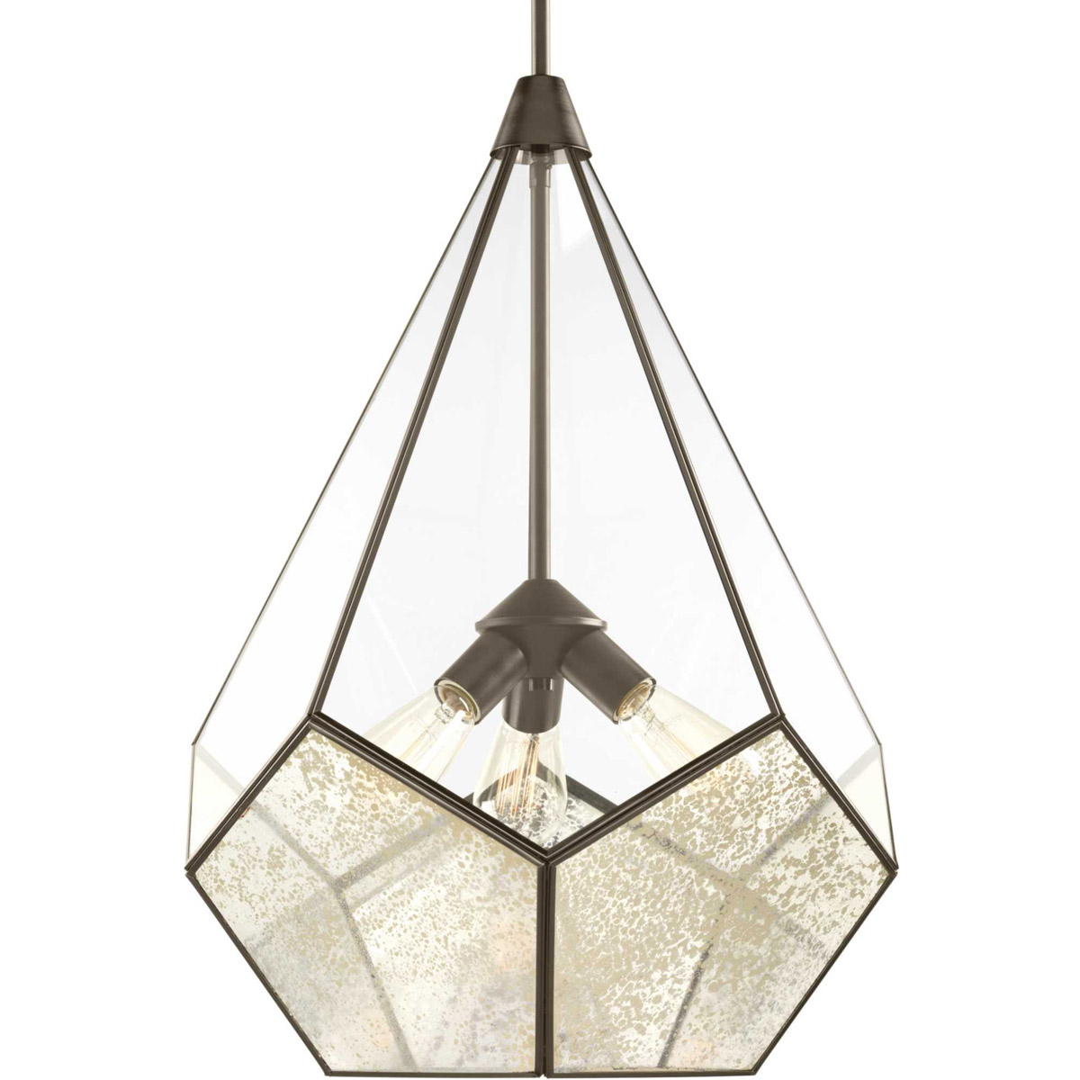 Cinq 3 Light 19 inch Antique Bronze Pendant Ceiling Light, Design Series