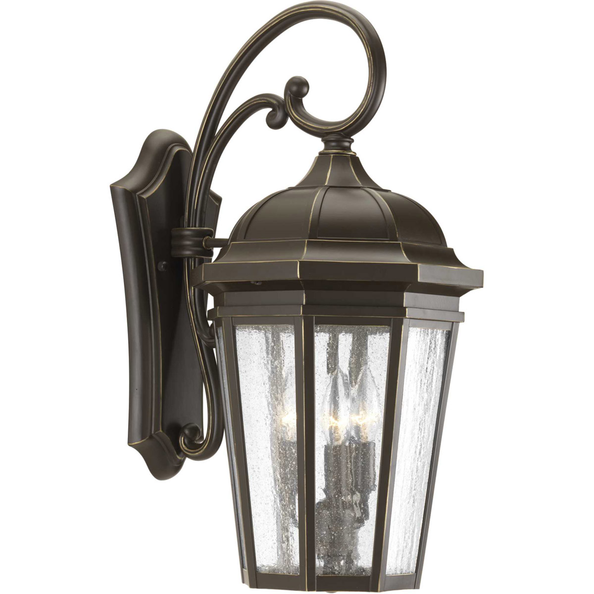 Verdae 3 Light 22 inch Antique Bronze Outdoor Wall Lantern, Large, Design Series