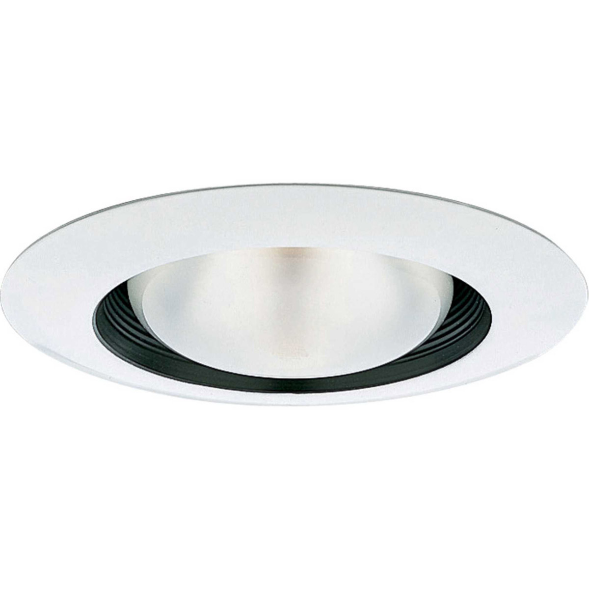 Progress Lighting 6 in. Black Recessed Step Baffle Trim P8082 31
