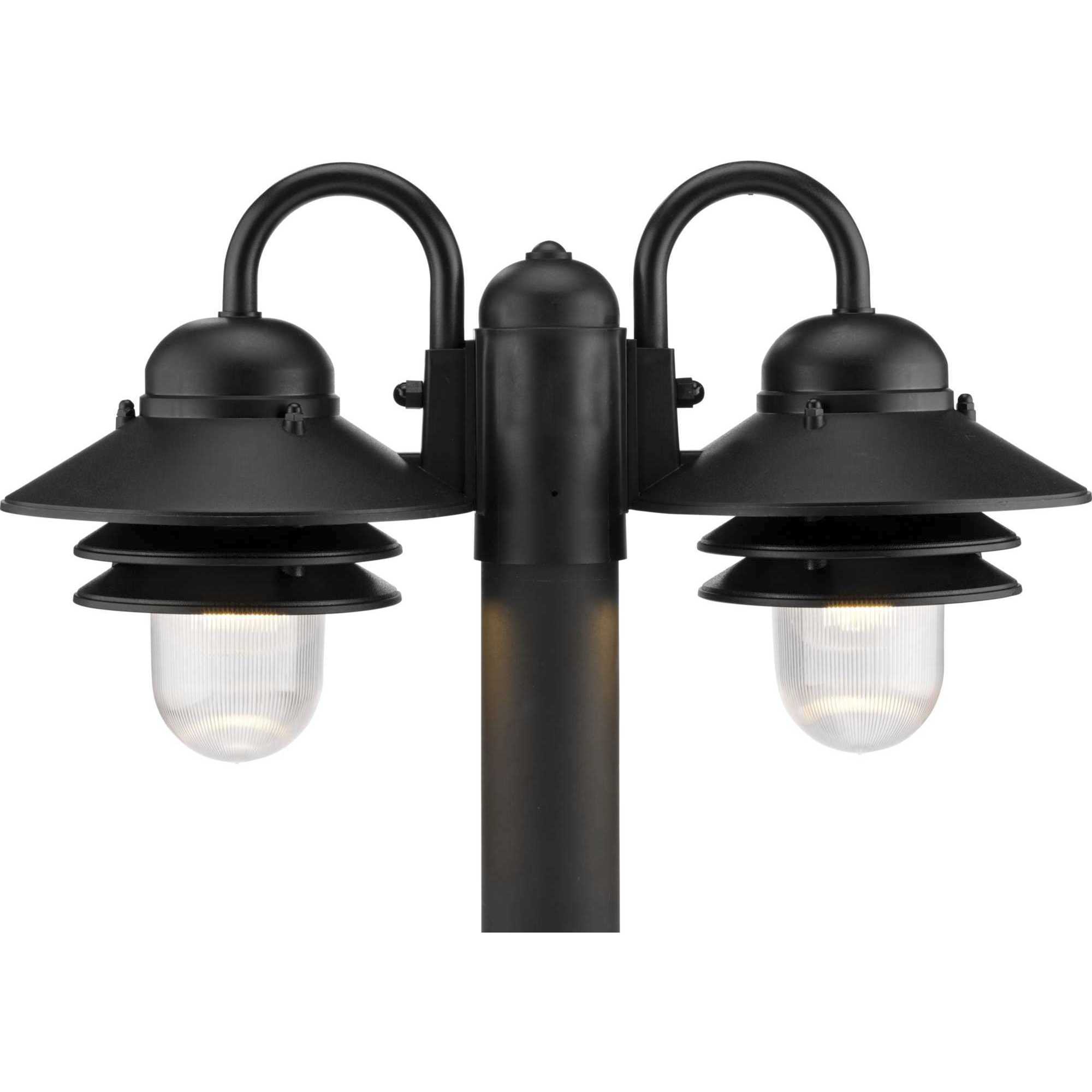 Newport 2 Light 23 inch Textured Black Outdoor Post Lantern