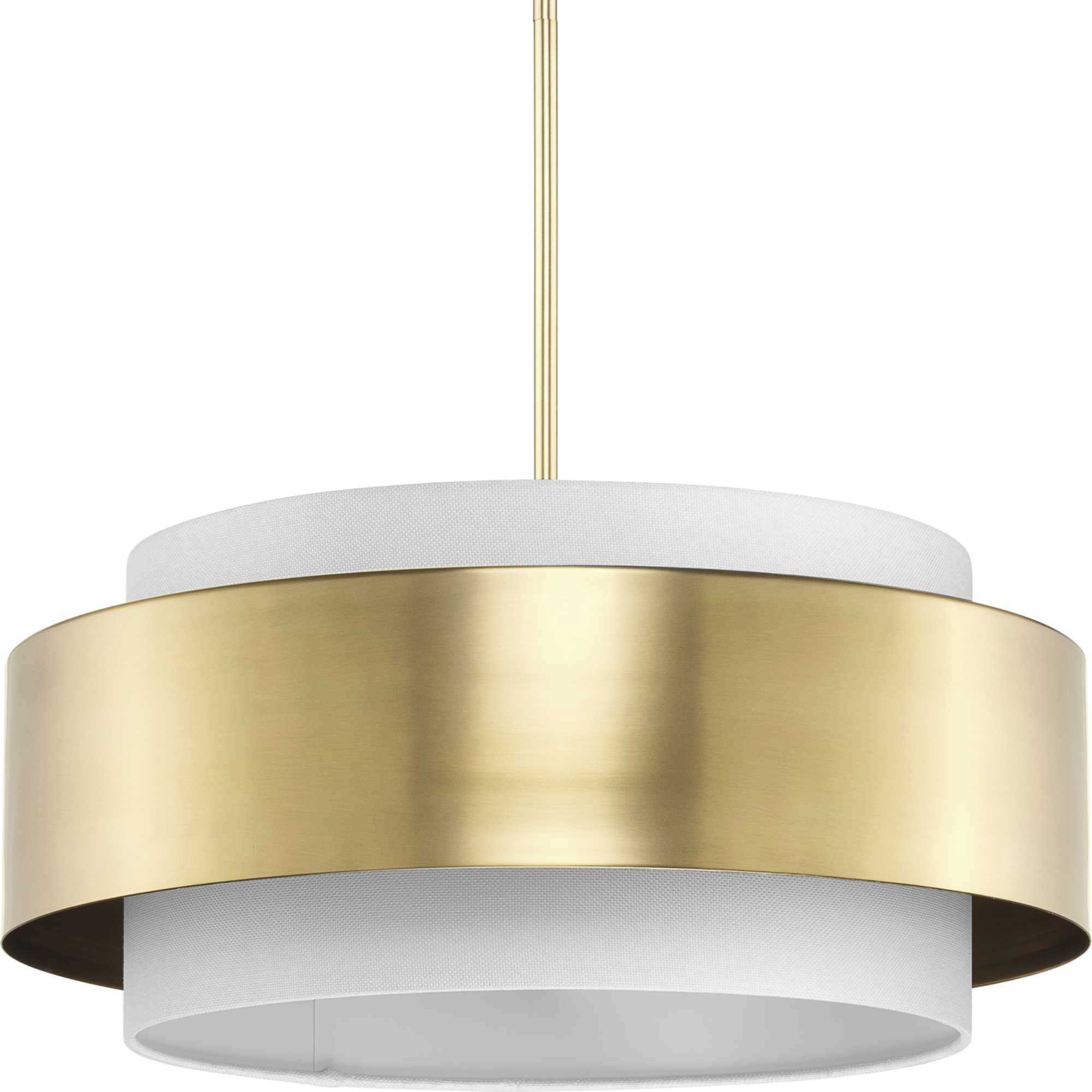 Silva 3 Light 22 inch Brushed Bronze Pendant Ceiling Light, Design Series