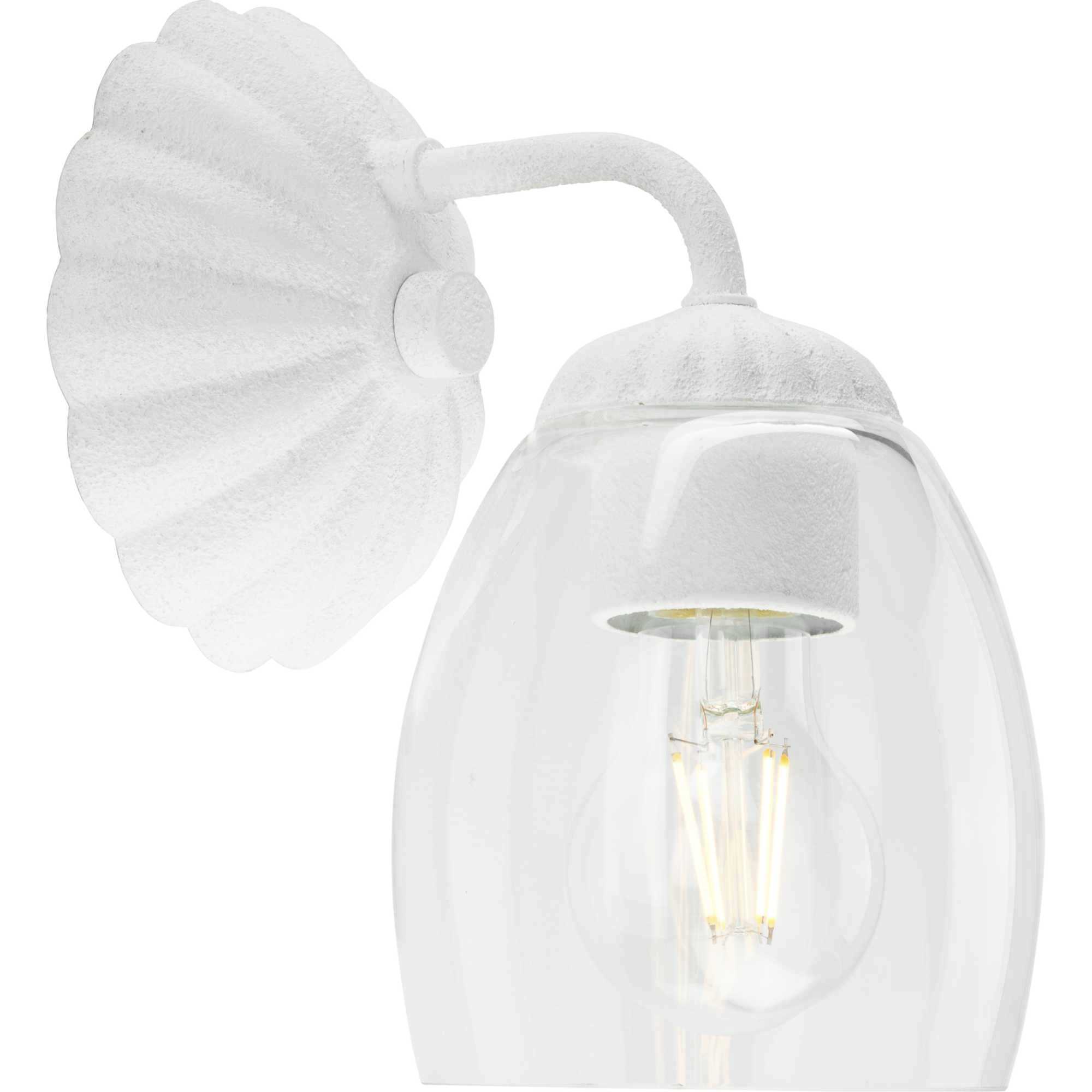 Quillan 1 Light 5 inch White Plaster Bathroom Vanity Light Wall Light