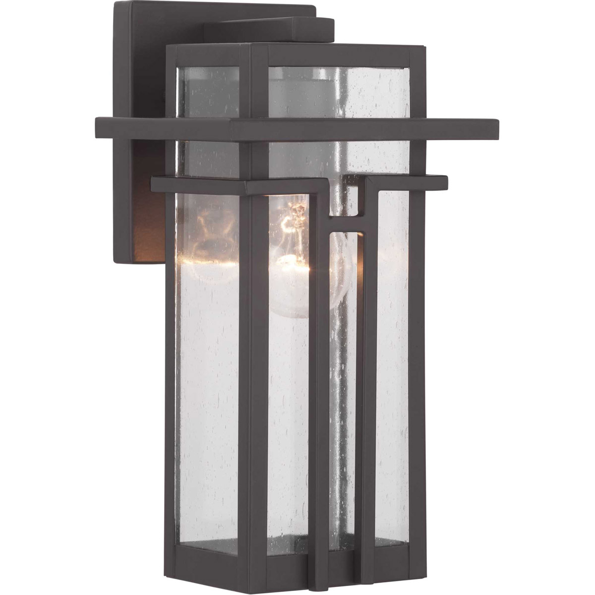 Boxwood 1 Light 12 inch Antique Bronze Outdoor Wall Lantern, Small