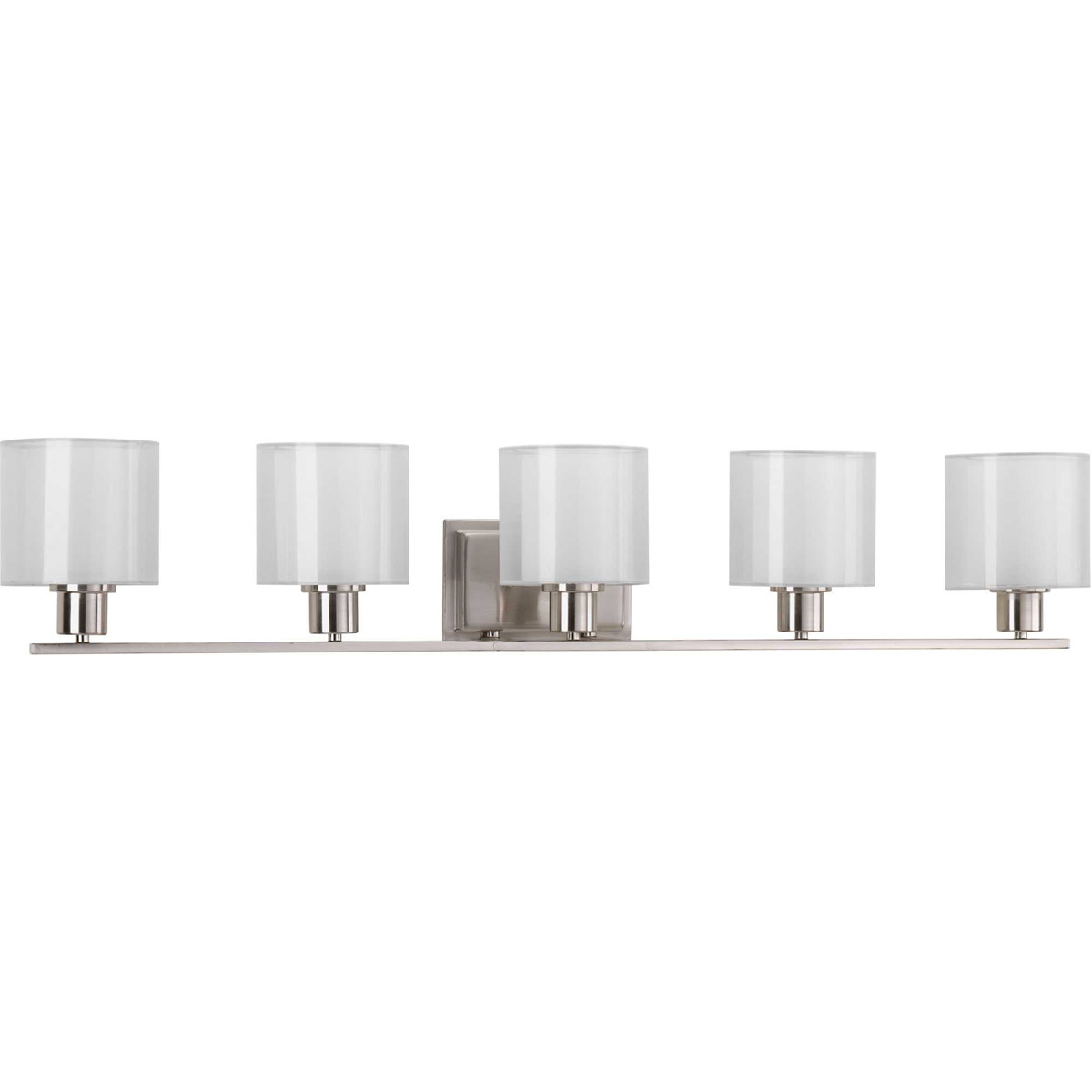 Invite 5 Light 42 inch Brushed Nickel Bath Vanity Wall Light