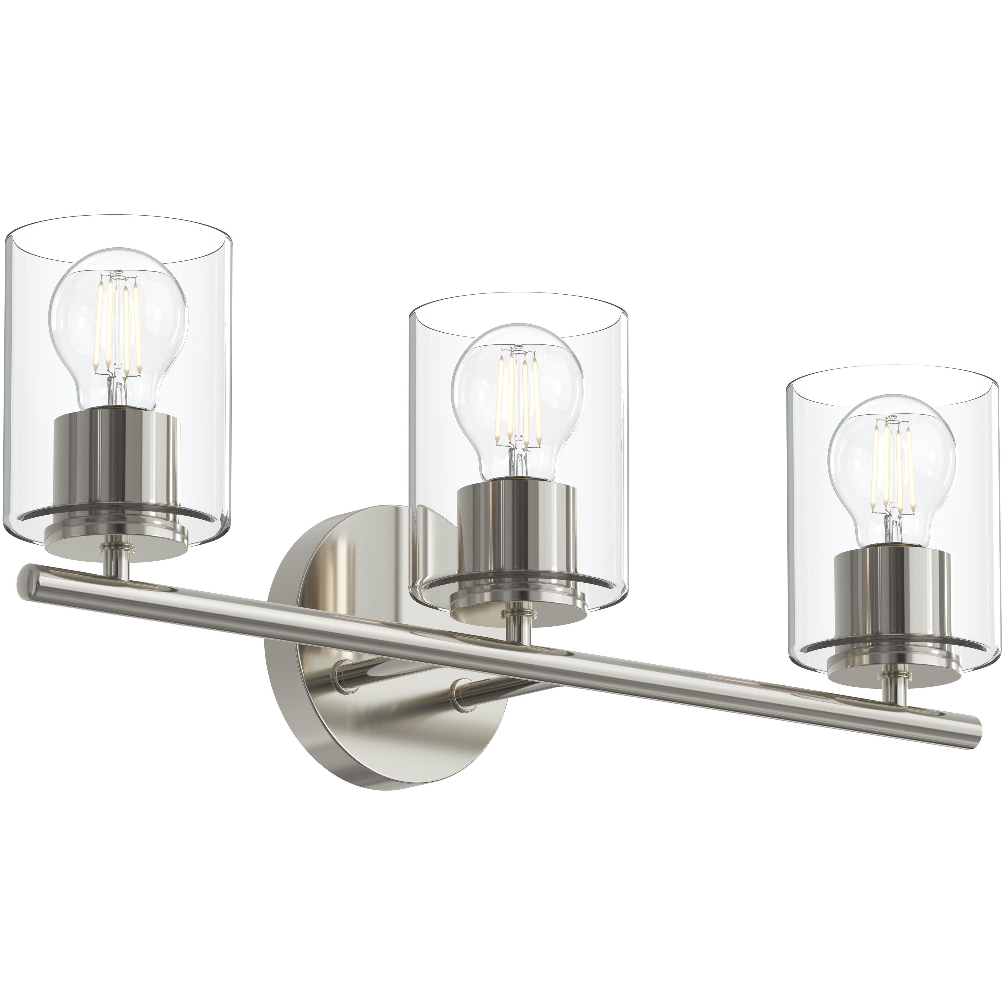 Replay 3 Light 22 inch Polished Nickel Bath & Vanity Light Wall Light