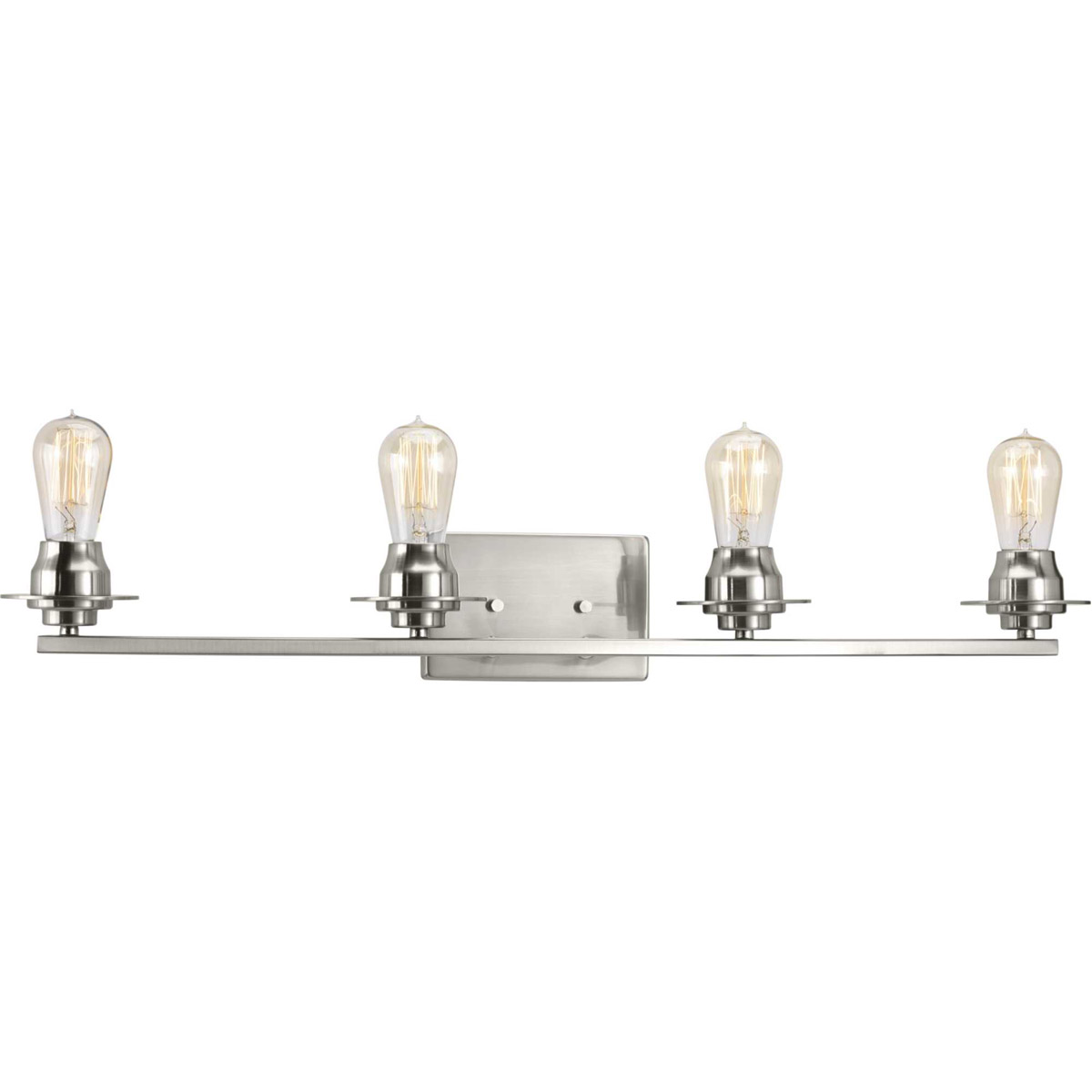 Debut 4 Light 30 inch Brushed Nickel Bath Vanity Wall Light, Design Series