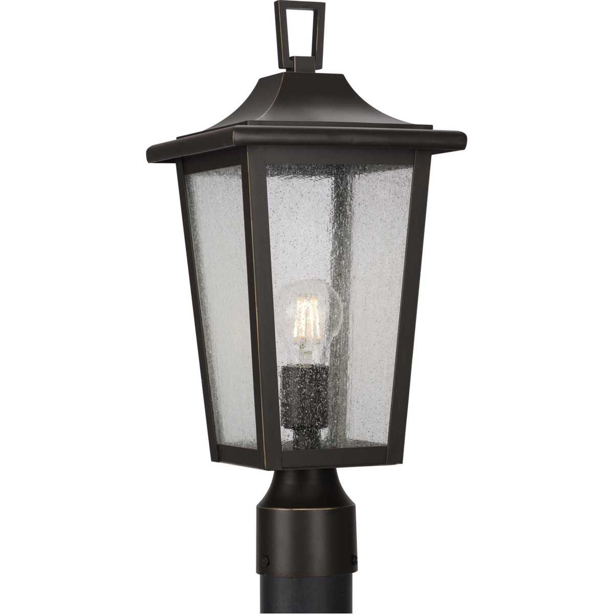Padgett 1 Light 19 inch Antique Bronze Outdoor Post Lantern