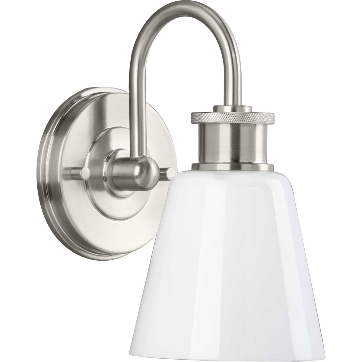 Ashford 1 Light 5 inch Brushed Nickel Bath Vanity Wall Light