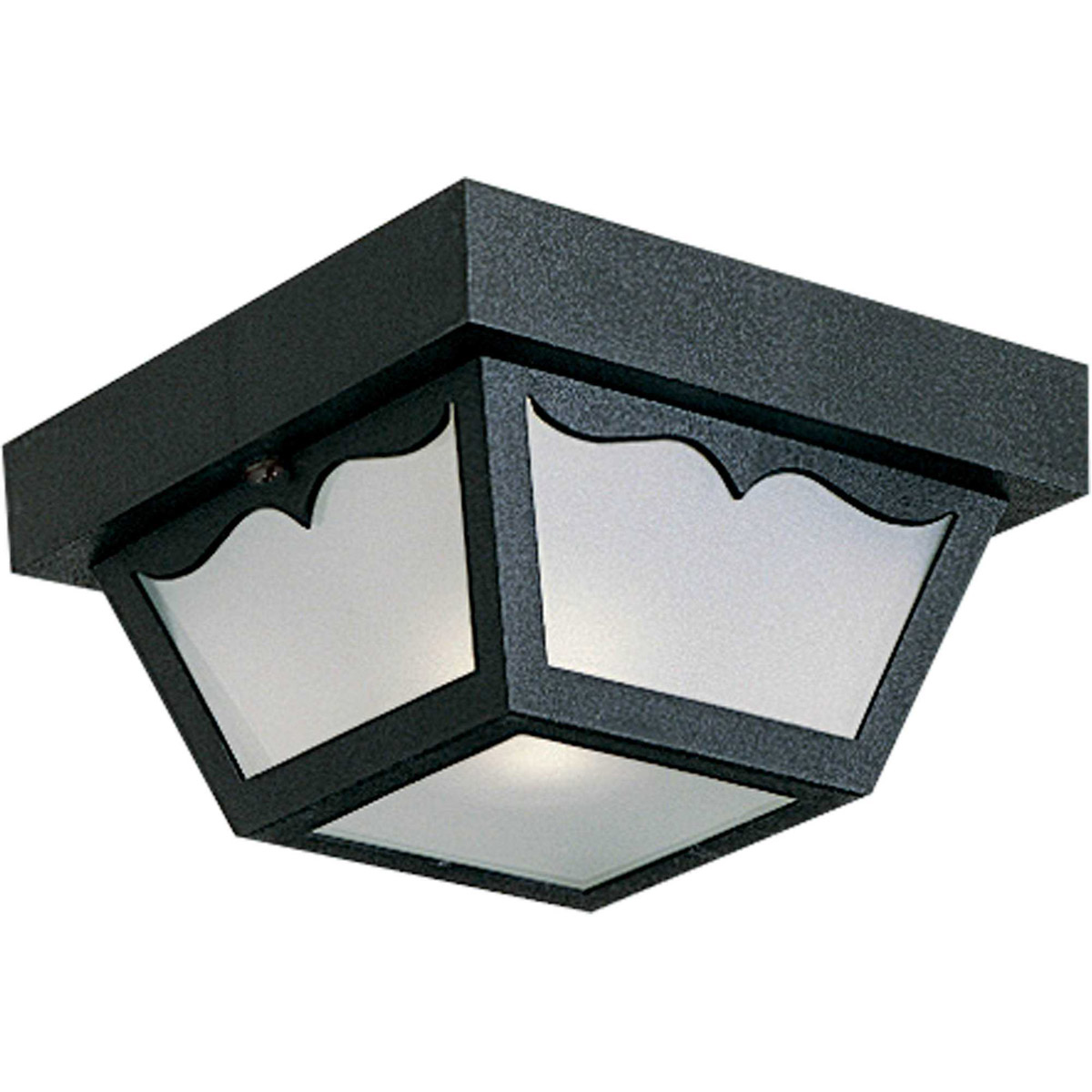 Progress P5744 31 Ceiling Mount 1 Light 8 inch Textured Black