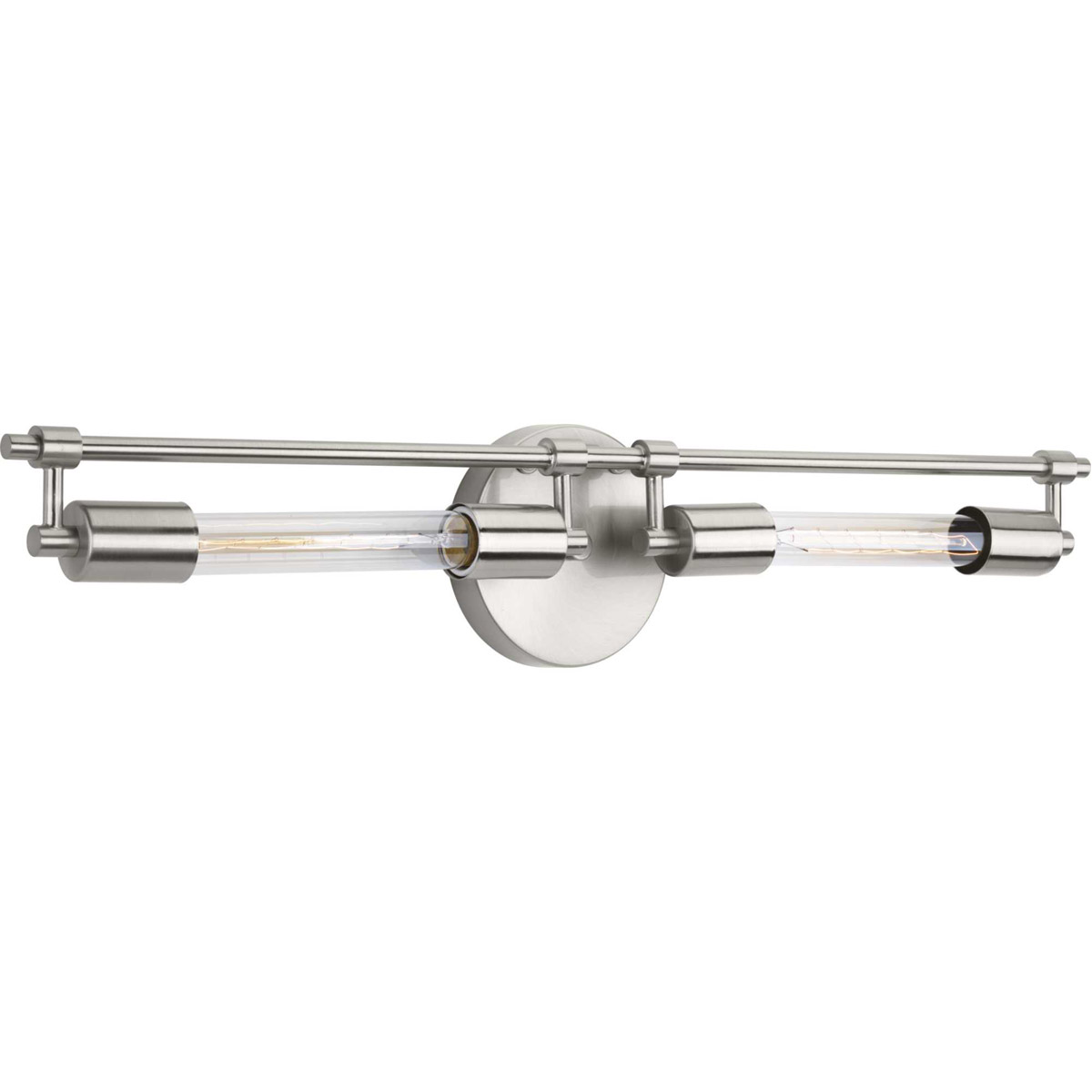 Circuit 2 Light 27.25 inch Brushed Nickel Bath Vanity Wall Light