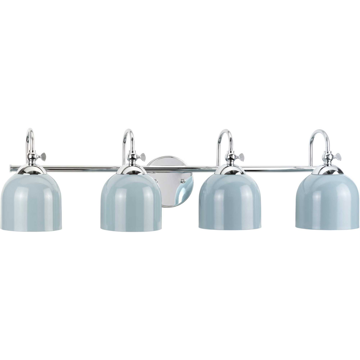 Dalton 4 Light 33 inch Polished Chrome Bath Vanity Wall Light