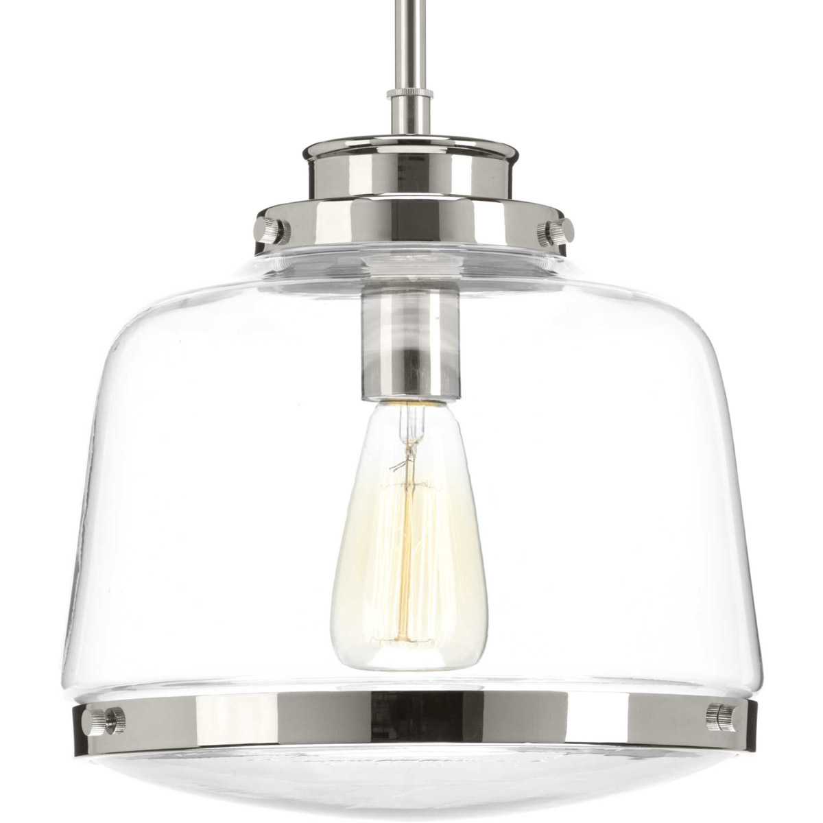 Judson 1 Light 11 inch Polished Nickel Pendant Ceiling Light