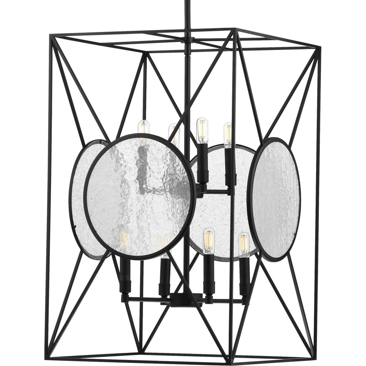 Cumberland 8 Light 16.88 inch Matte Black Foyer Pendant Ceiling Light, Design Series