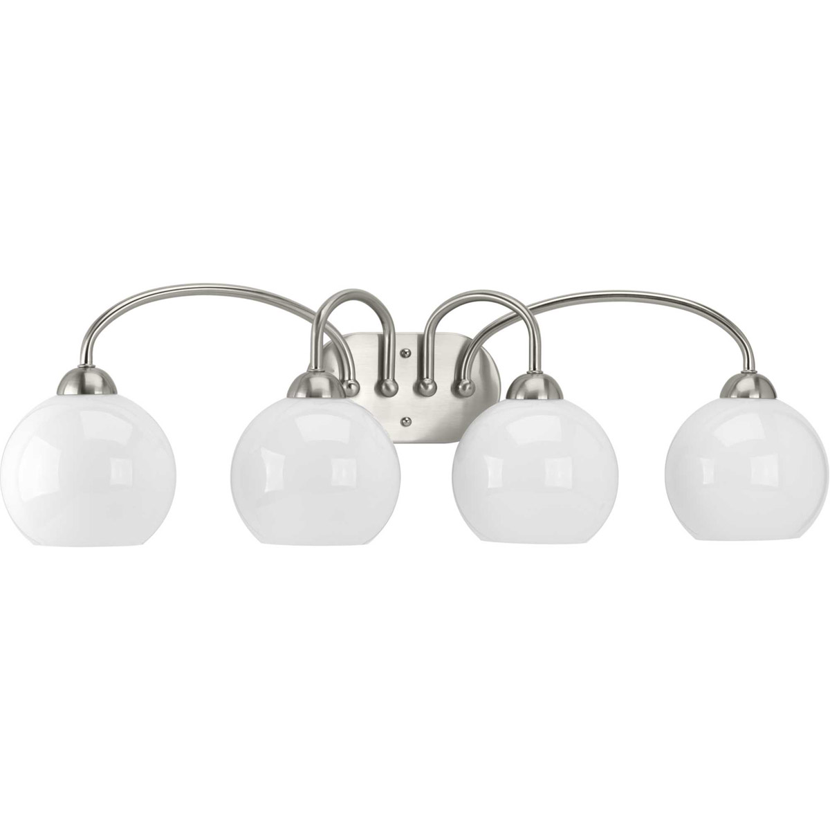 Carisa 4 Light 33 inch Brushed Nickel Bath Vanity Wall Light