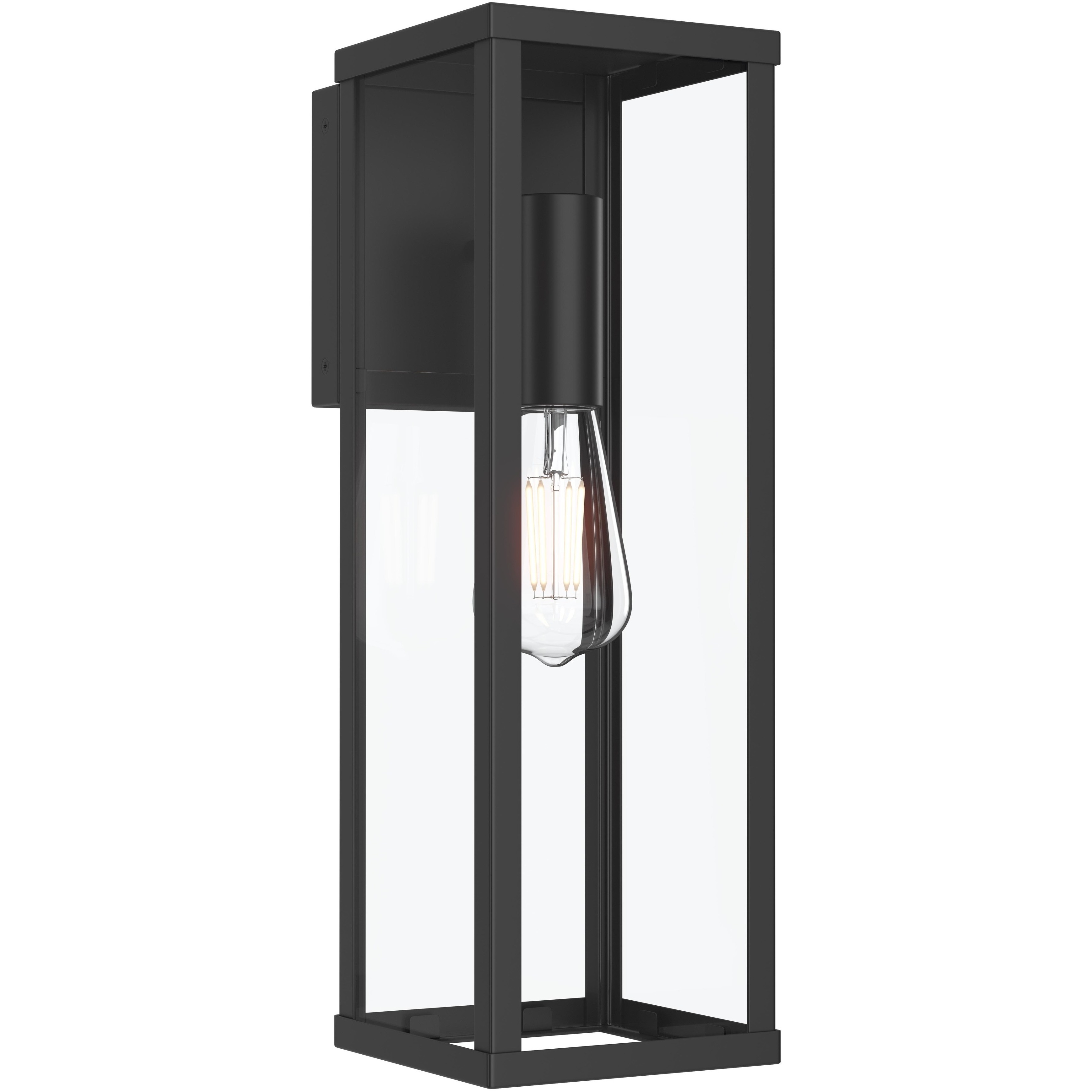 Ryle 1 Light 17 inch Matte Black Outdoor Wall Lantern