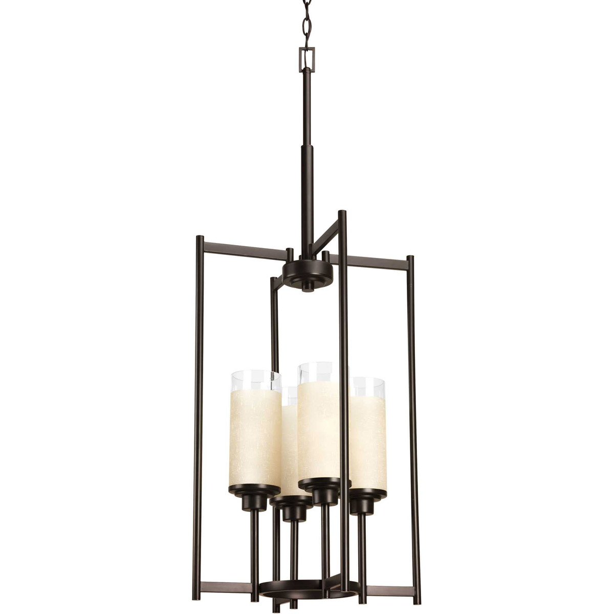 Alexa 4 Light 18 inch Antique Bronze Foyer Chandelier Ceiling Light