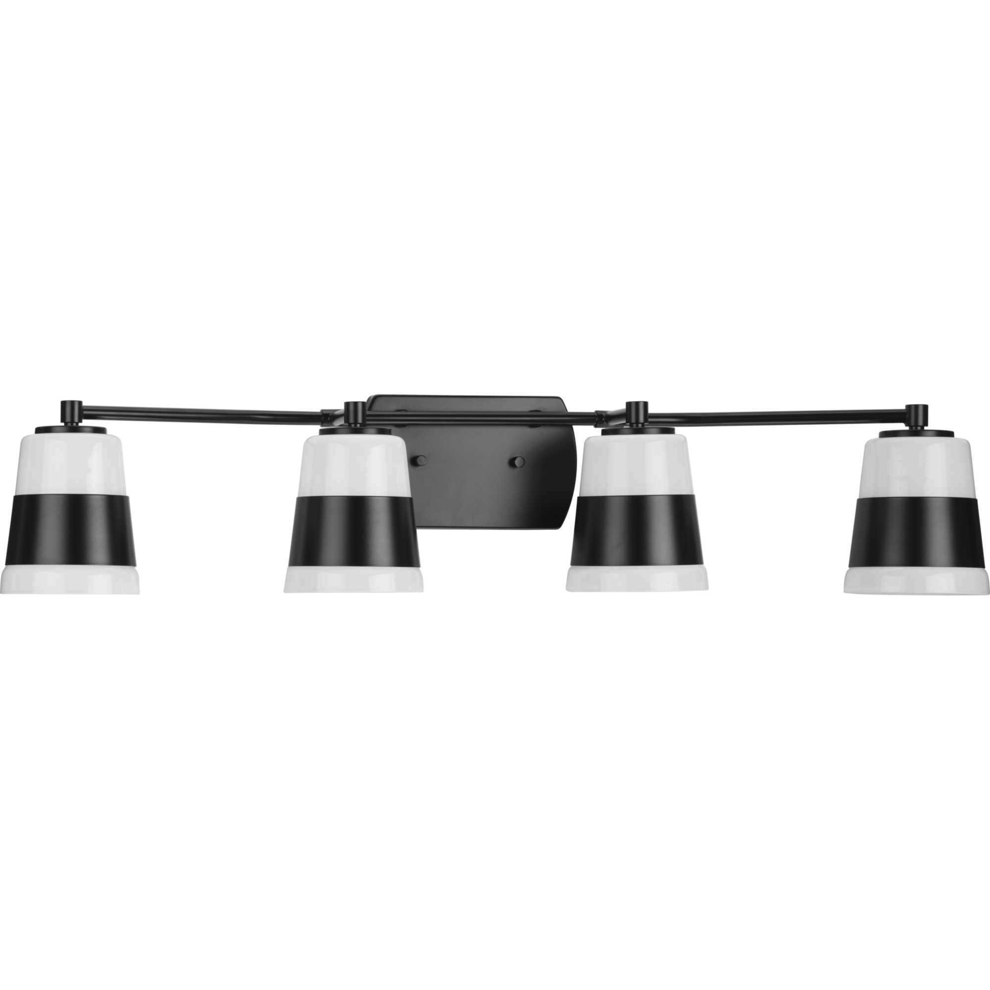 Haven 4 Light 34 inch Matte Black Bath Light Wall Light