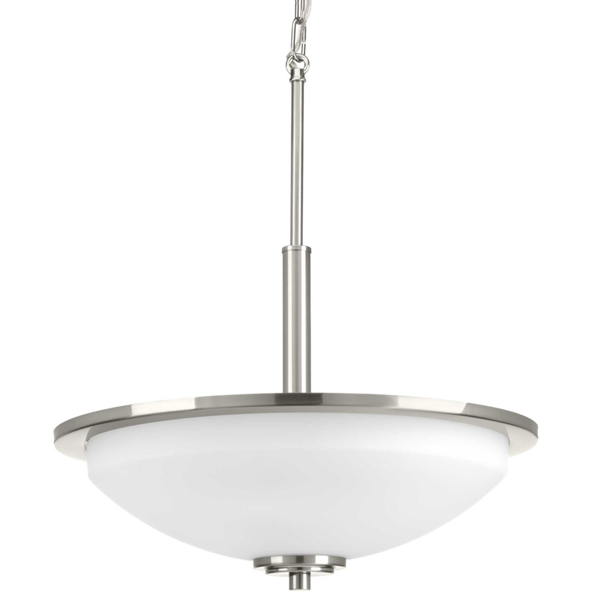 Replay 3 Light 16.63 inch Brushed Nickel Pendant Ceiling Light