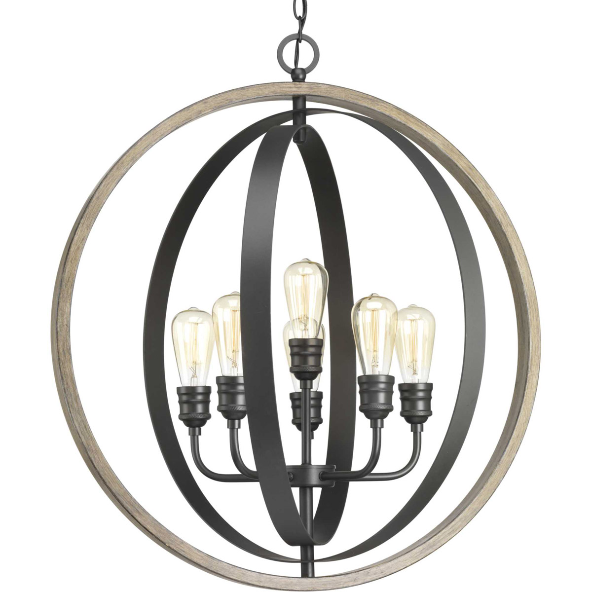 Conestee 6 Light 28 inch Graphite Pendant Ceiling Light