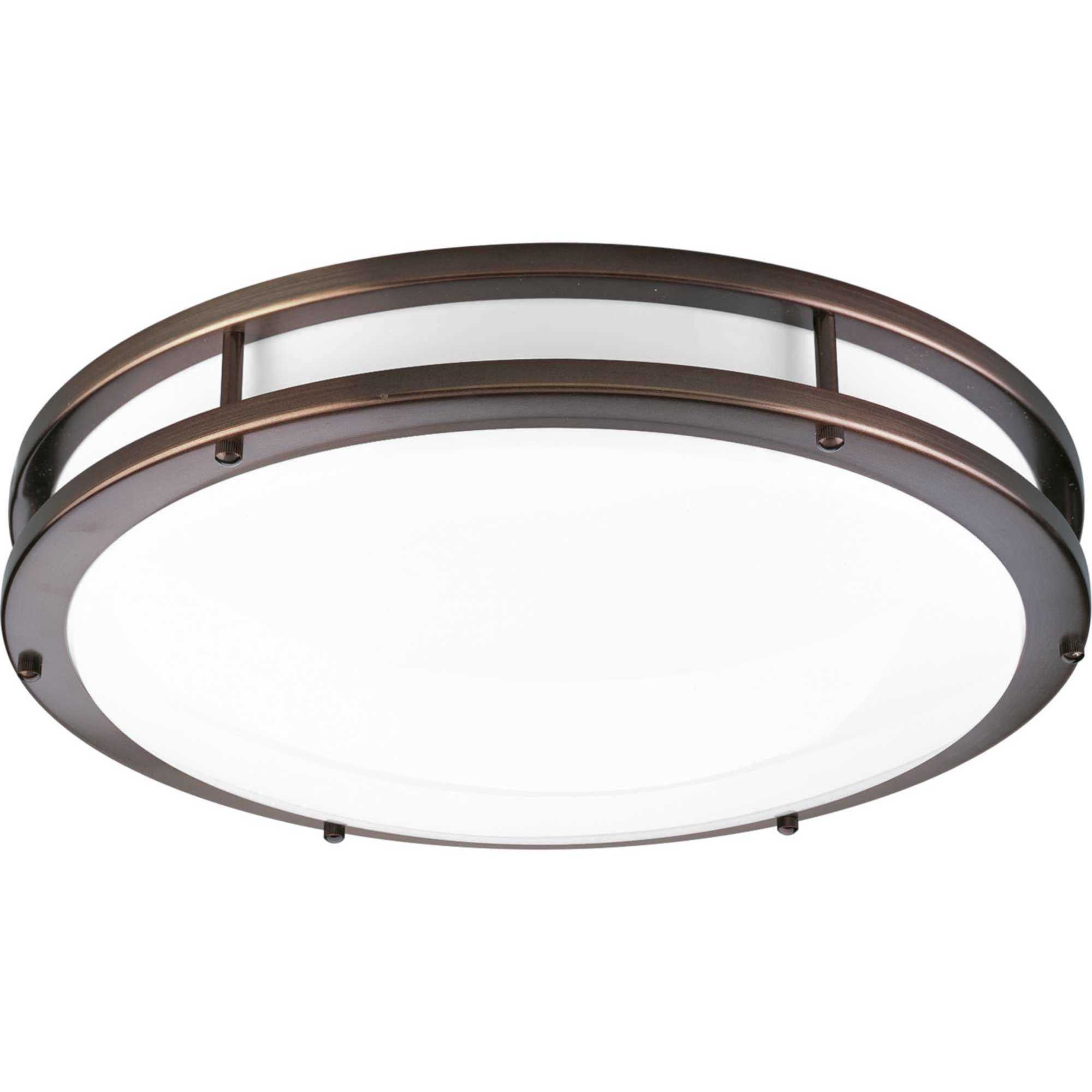 LED CTC COMM LED 17.75 inch Urban Bronze Flush Mount Ceiling Light, Progress LED