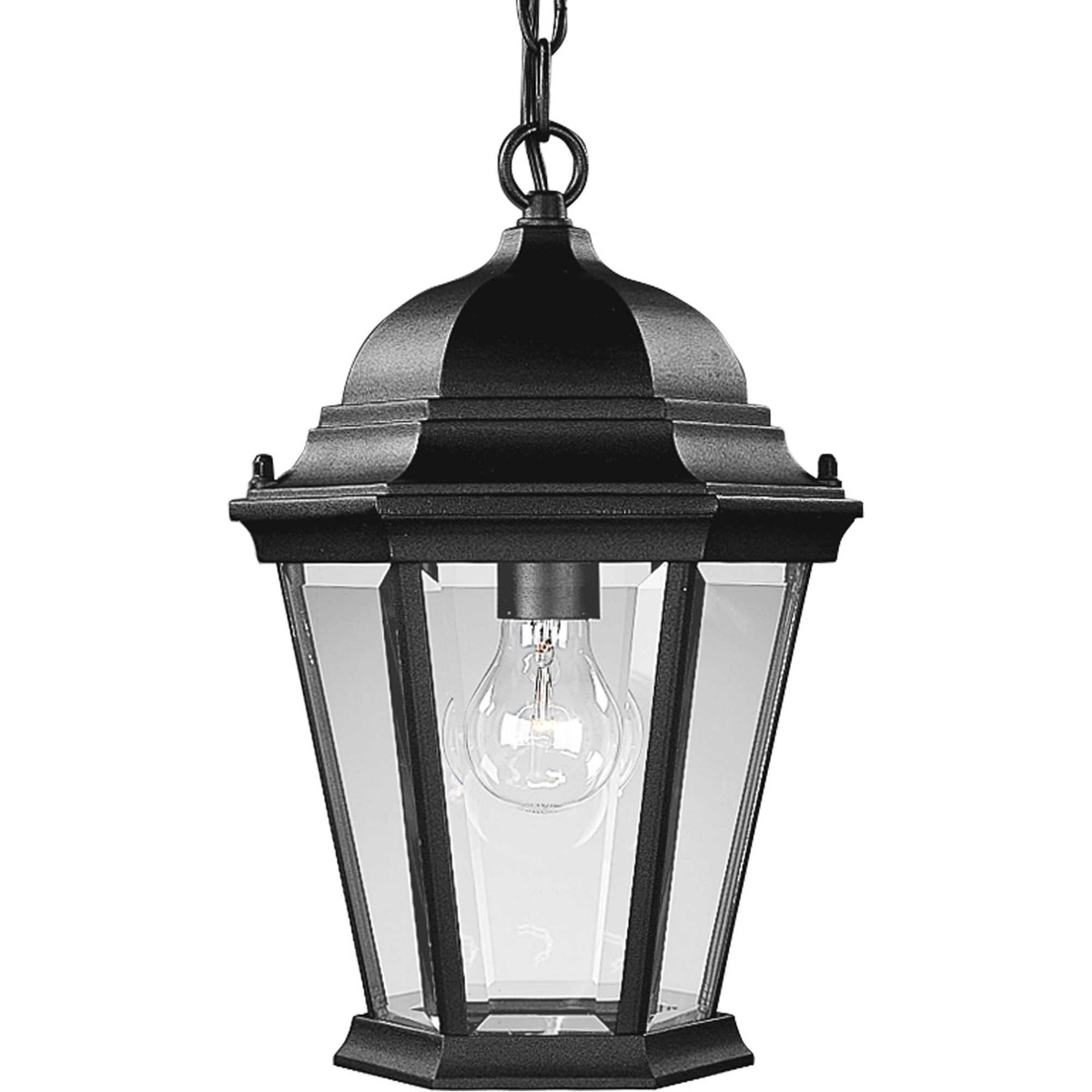 Welbourne 1 Light 9.38 inch Textured Black Outdoor Hanging Lantern