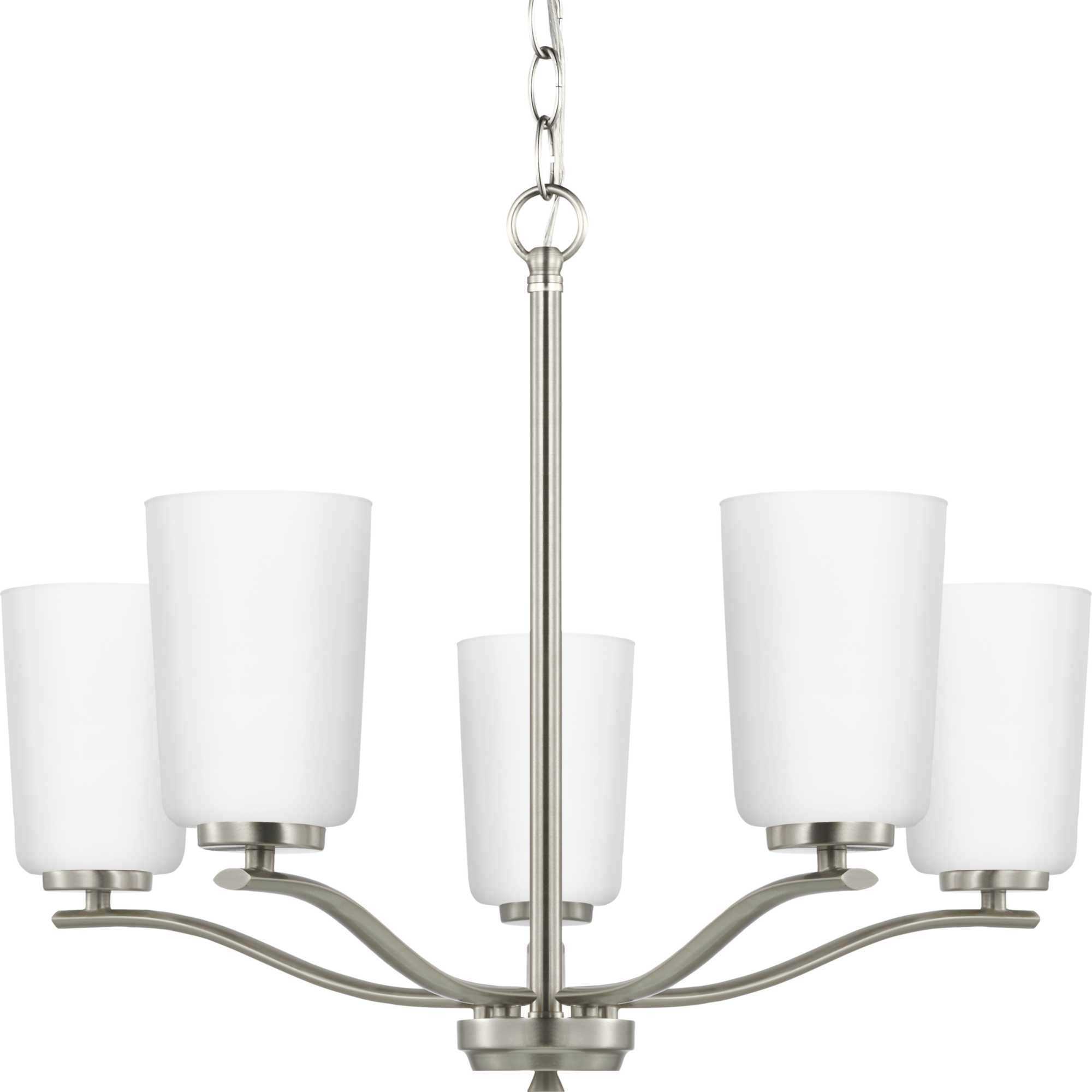 Adley 5 Light 22.87 inch Brushed Nickel Chandelier Ceiling Light