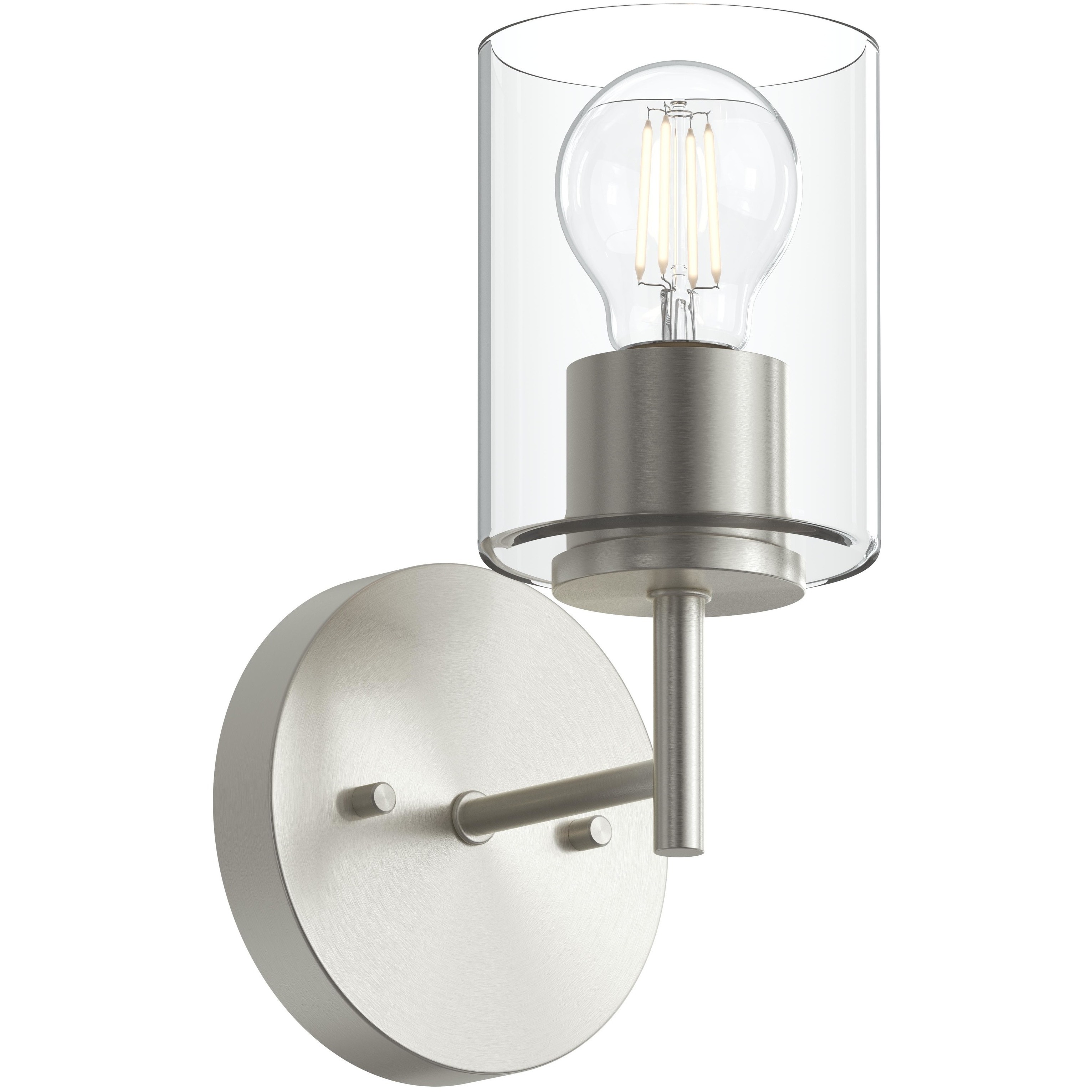 Replay 1 Light 6 inch Brushed Nickel Bath & Vanity Light Wall Light