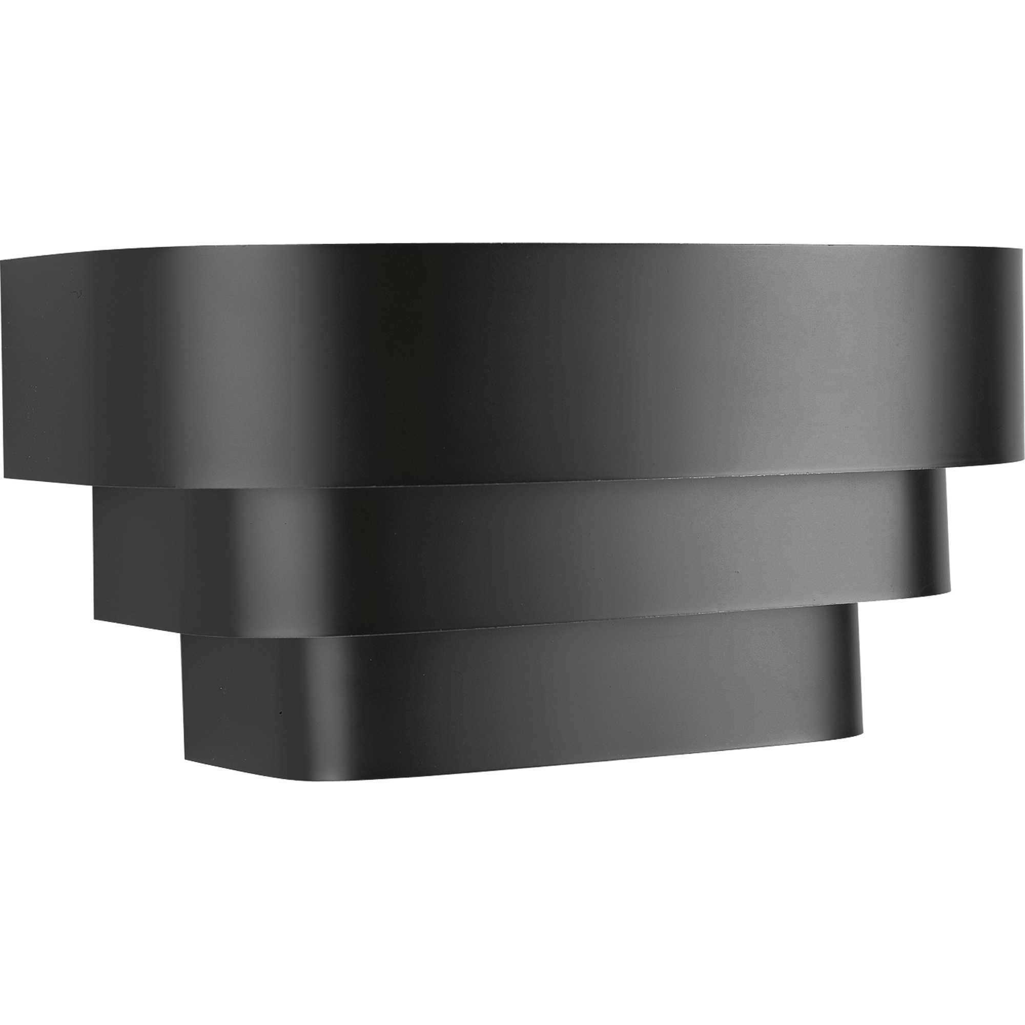 Louvered 1 Light 14 inch Matte Black Wall Sconce Wall Light