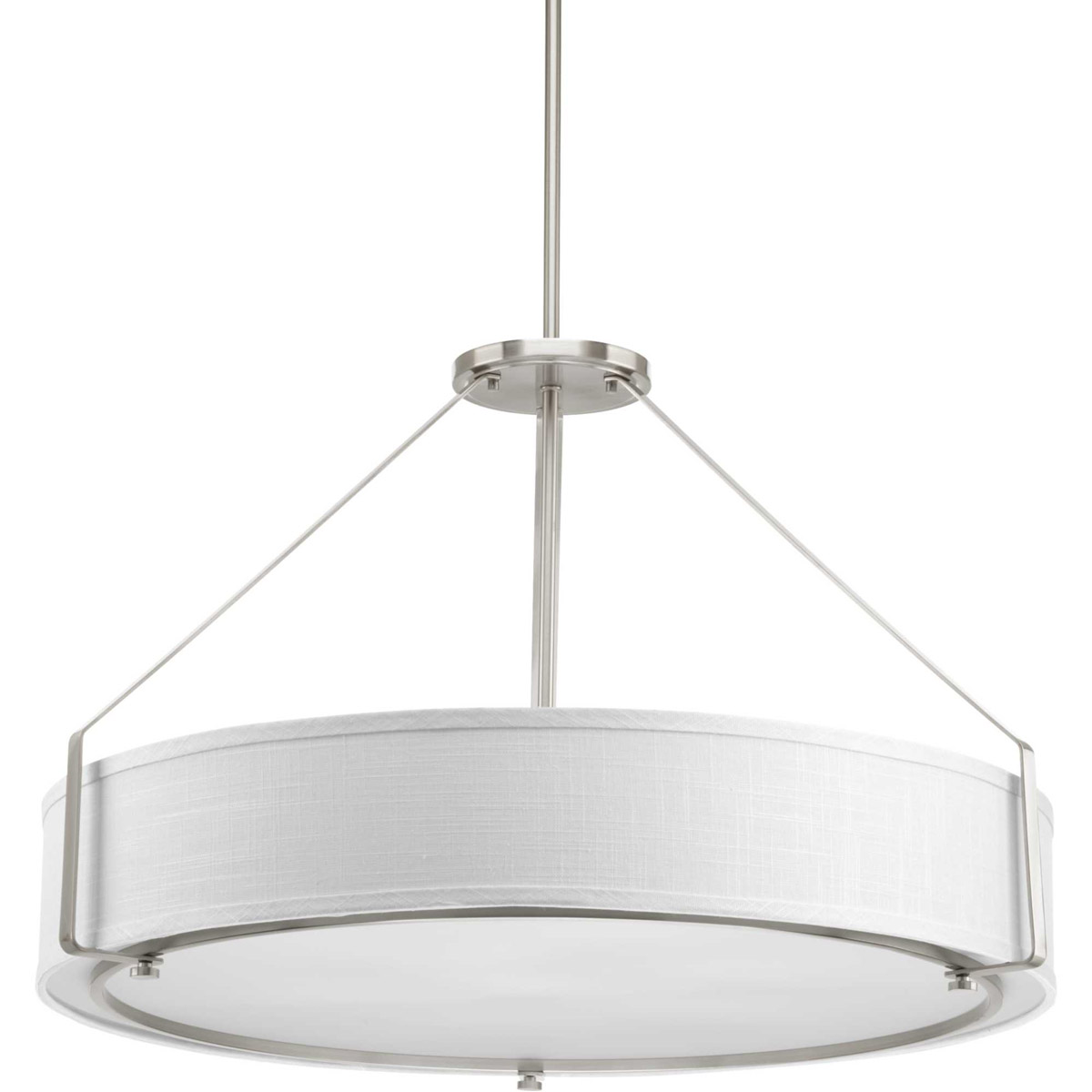 Progress P5021-09 Ratio 6 Light Brushed Nickel Pendant