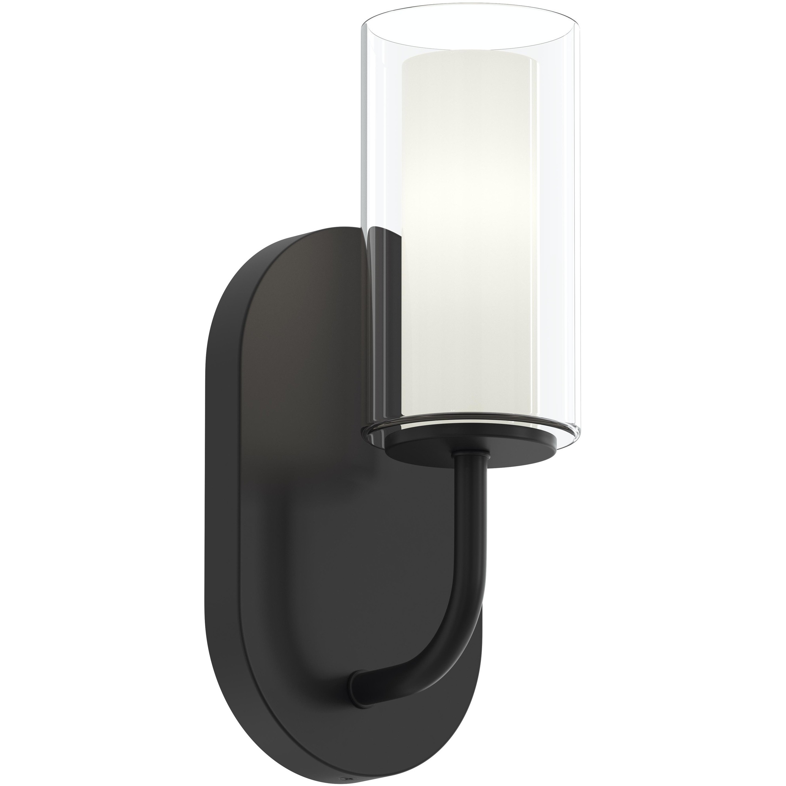 Mack 1 Light 4.75 inch Matte Black Wall Sconce Wall Light