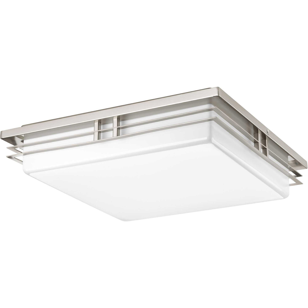 Helm LED LED 18 inch Brushed Nickel Flush Mount Ceiling Light, Progress LED