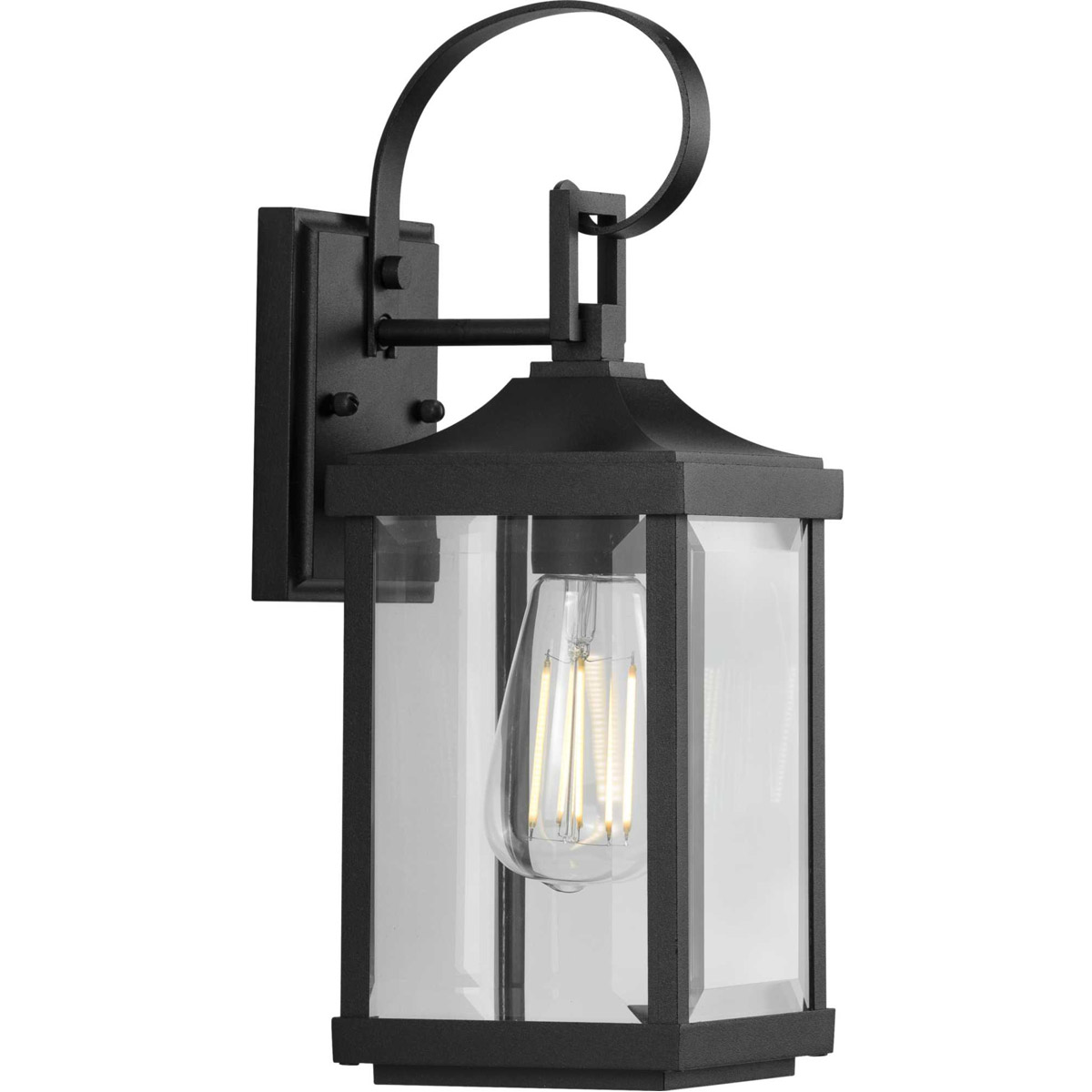 店内商品がすべてレジにて半額！！ Progress P560021-031 Gibbes Street 1 Light 15 inch Textured ライト・ランタン