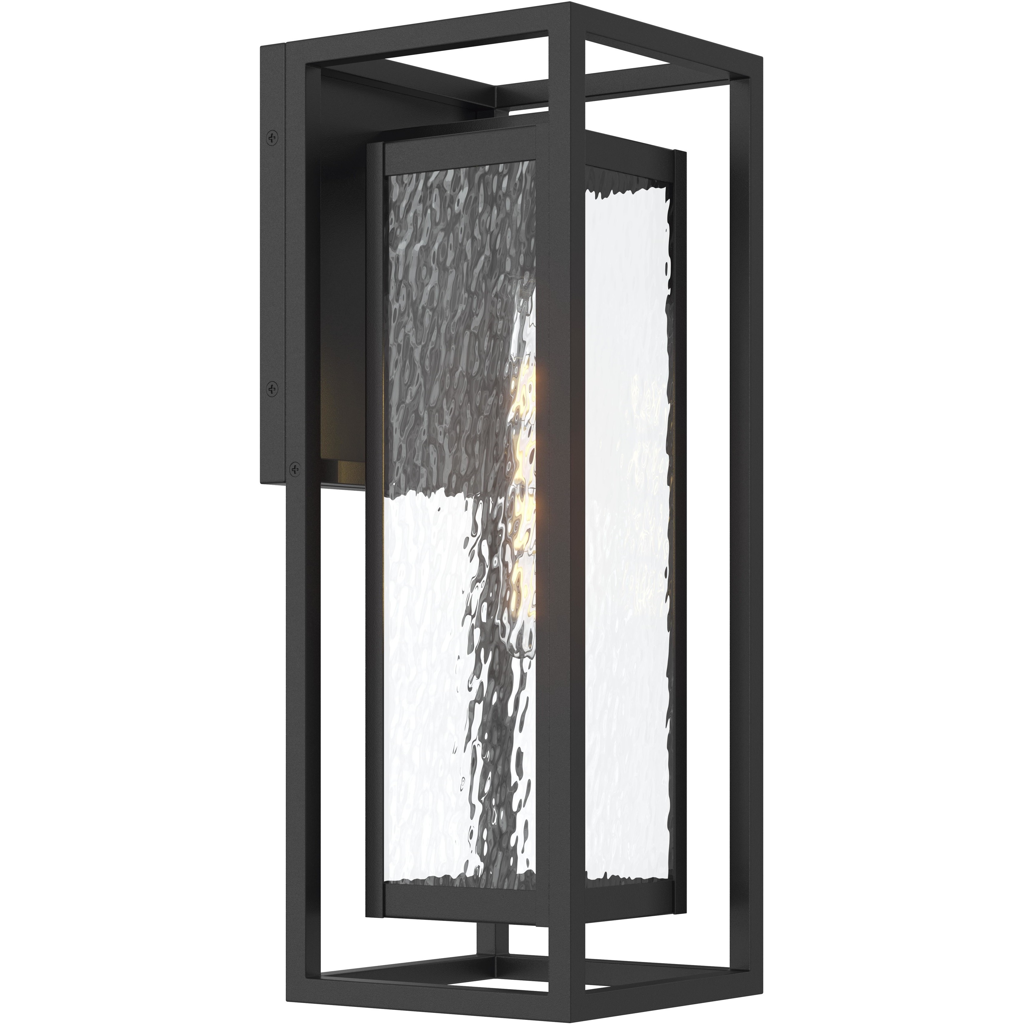 Shaw 1 Light 19.5 inch Textured Black Outdoor Wall Light