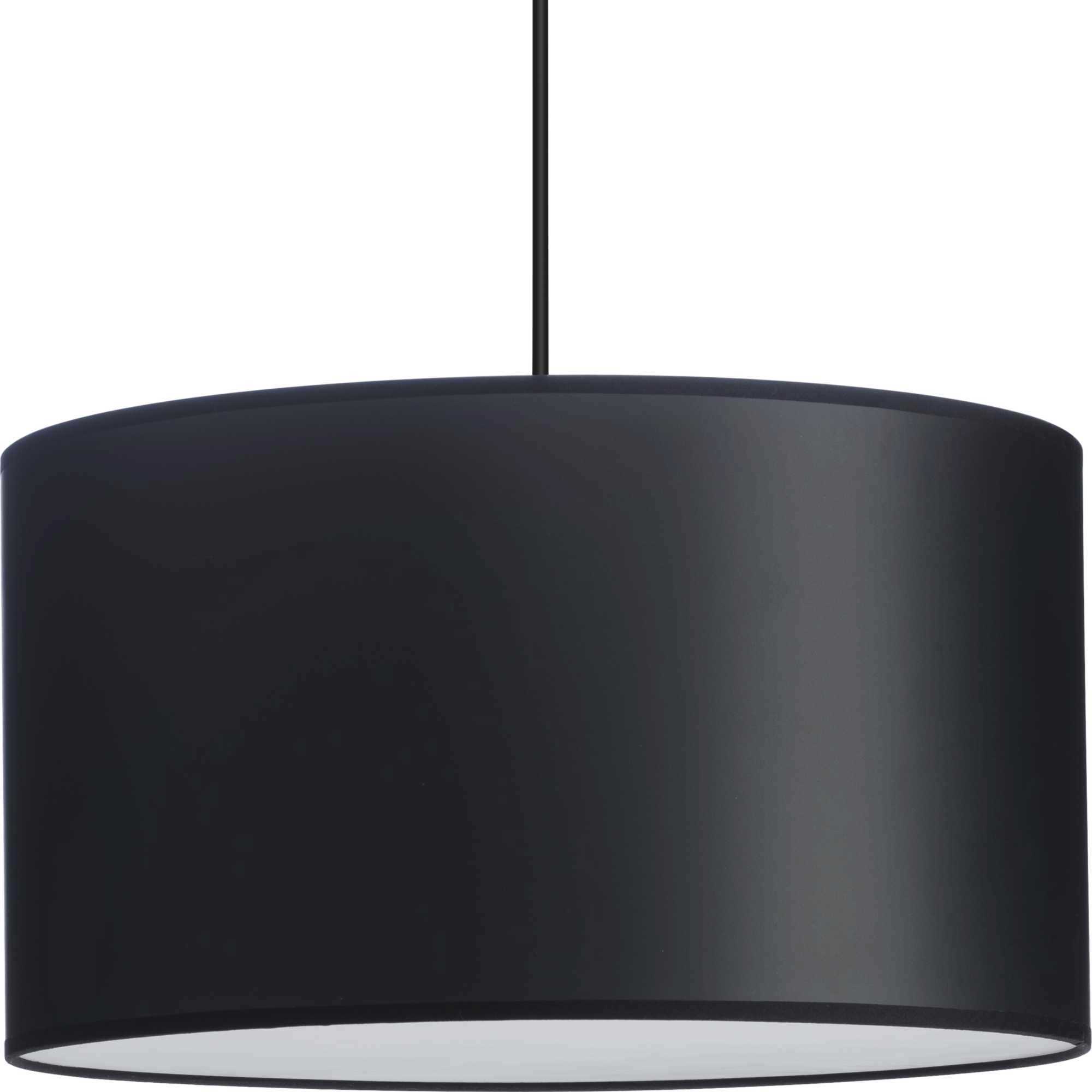 Markor 3 Light 18.12 inch Brushed Nickel/Matte Black/Vintage Brass Drum Pendant Ceiling Light in Black Parchment