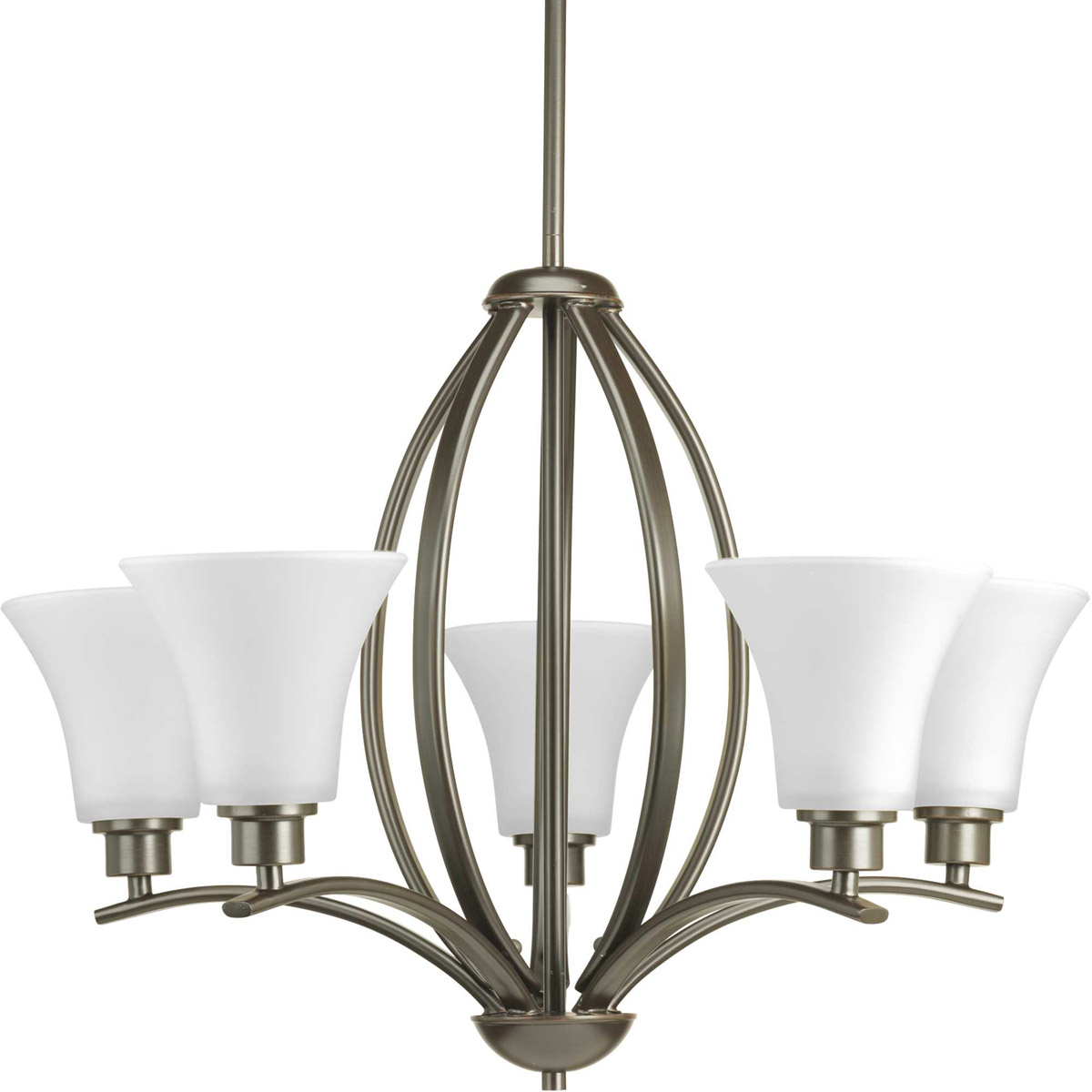 Joy 5 Light 24 inch Antique Bronze Chandelier Ceiling Light