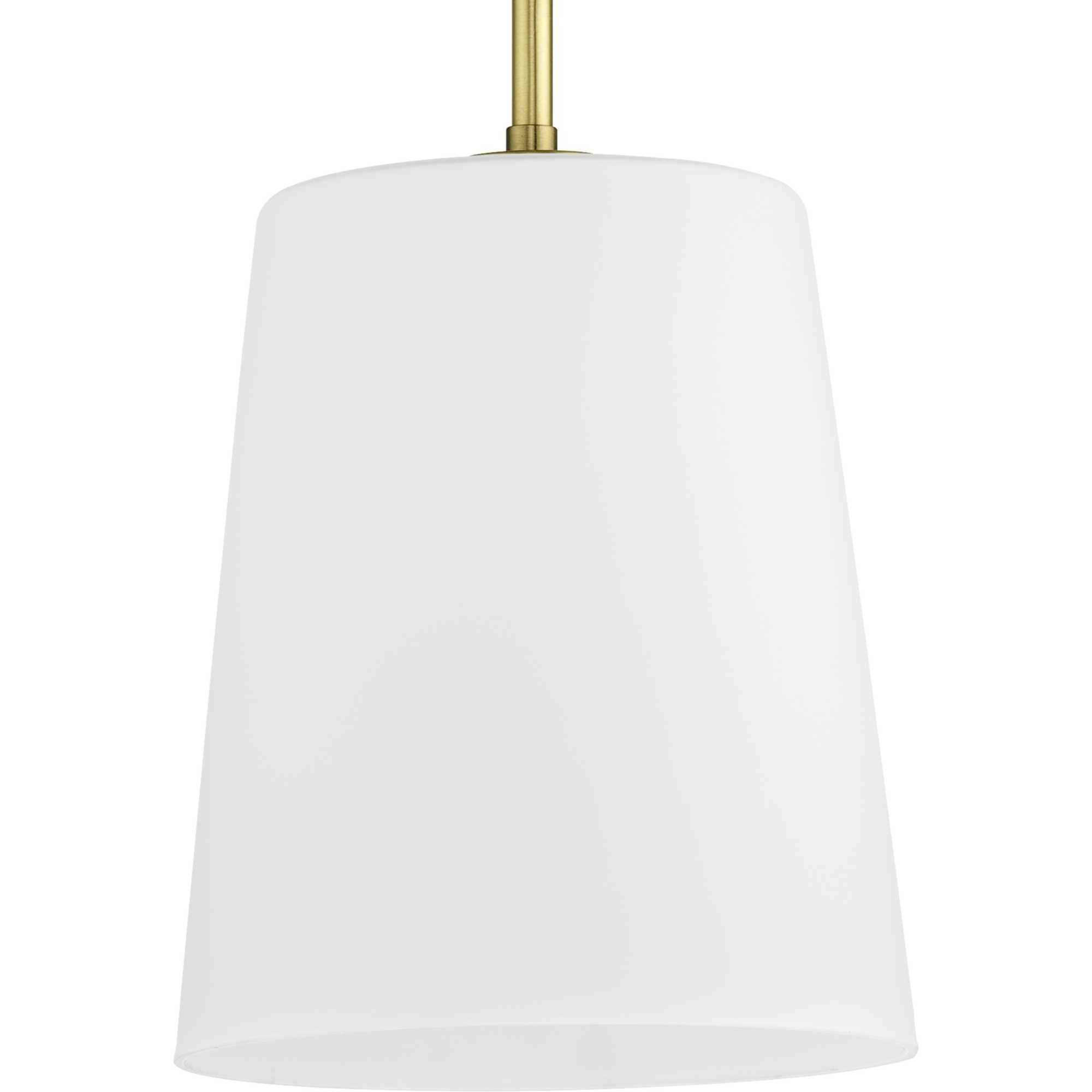 Clarion 1 Light 9 inch Satin Brass Pendant Ceiling Light