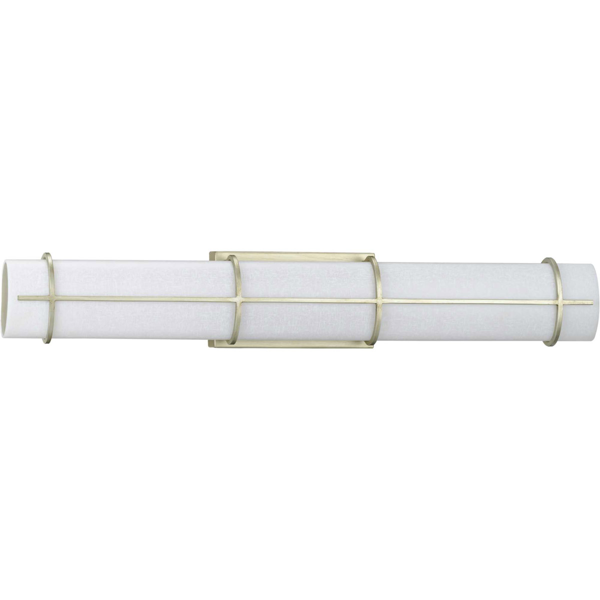 Grid LED LED 30 inch Silver Ridge Linear Bath Vanity Wall Light, Progress LED