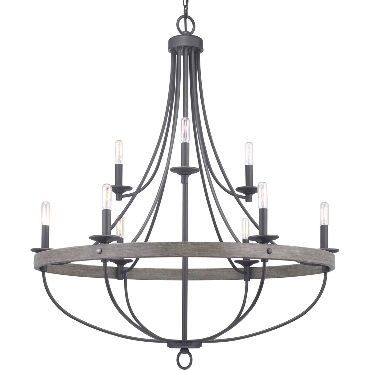 Gulliver 9 Light 35.25 inch Graphite Chandelier Ceiling Light