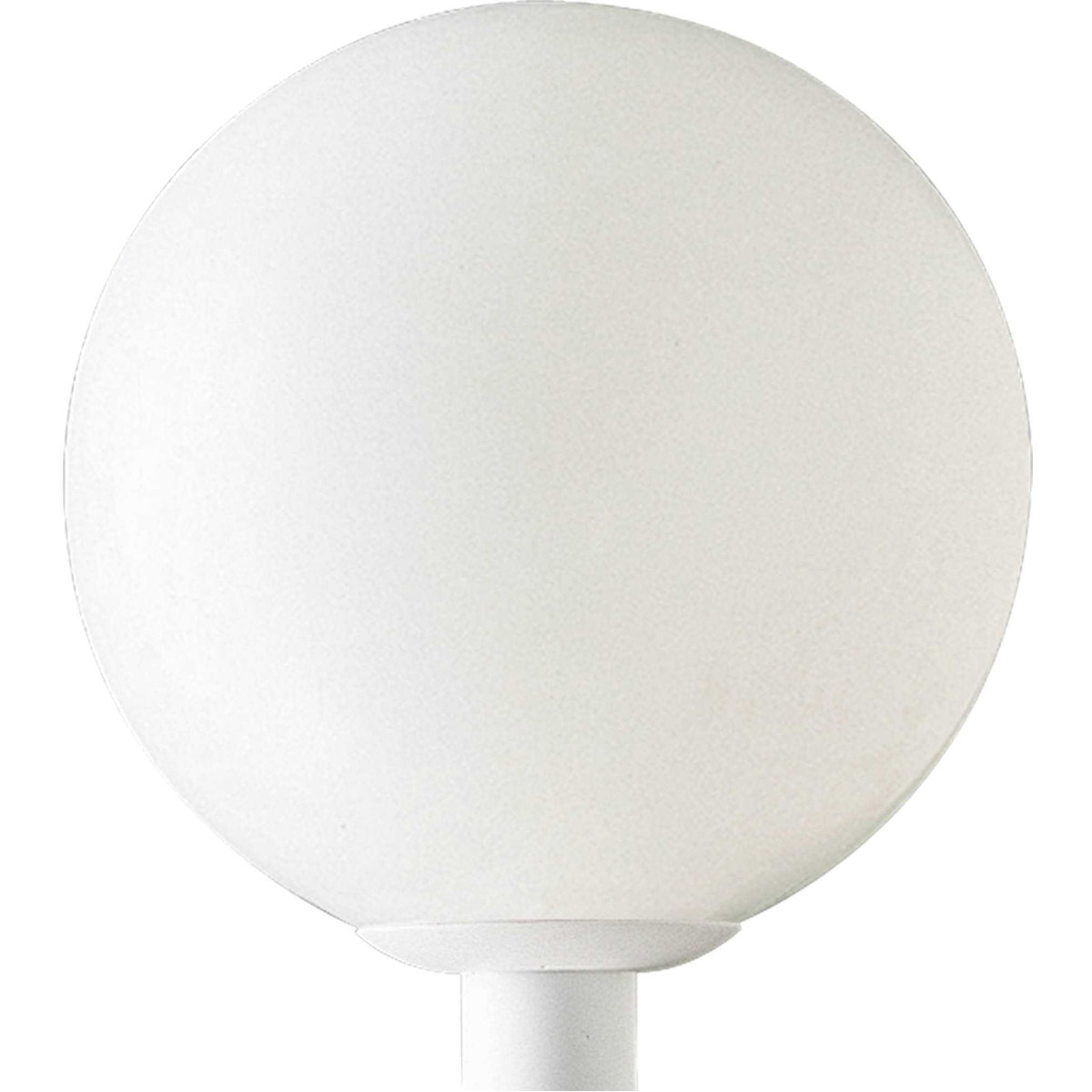 Progress P5436 60 Acrylic Globe 1 Light 14 inch White Outdoor Post Lantern