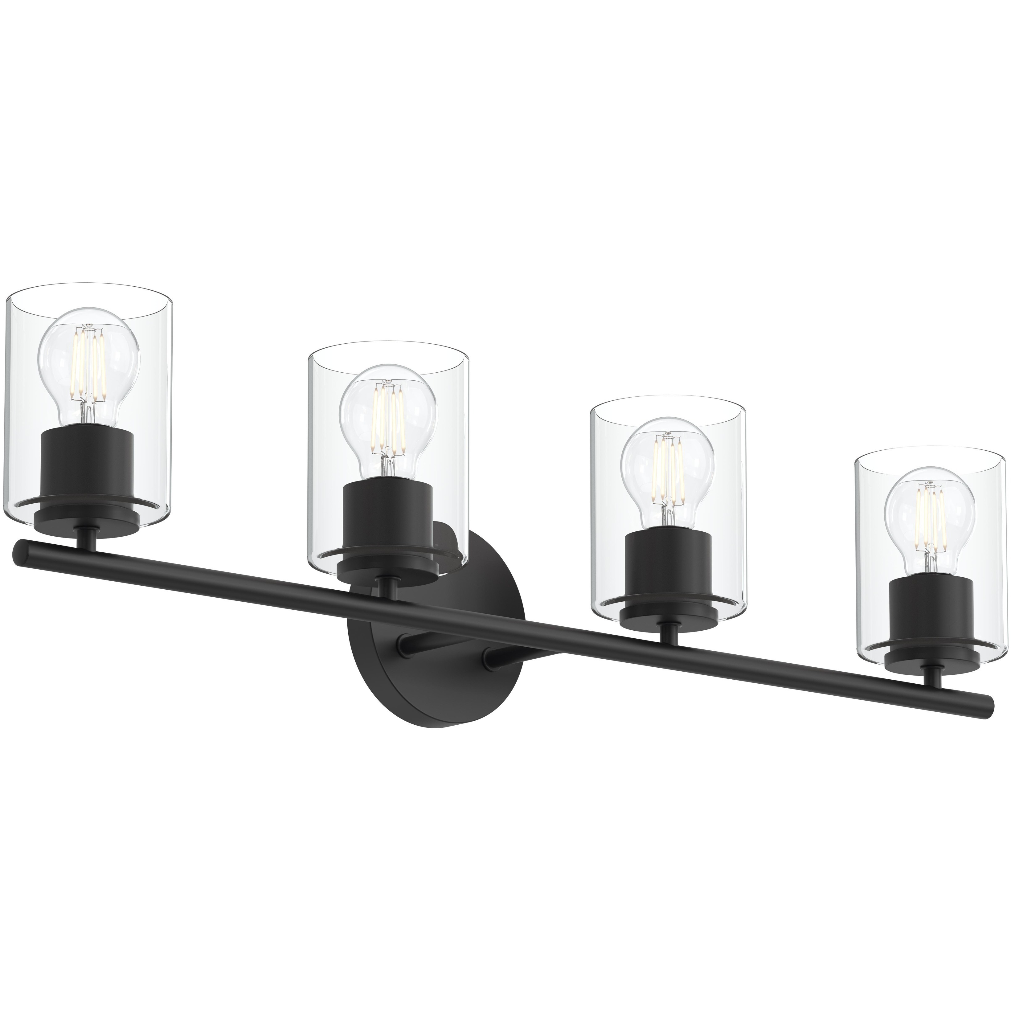 Replay 4 Light 30.75 inch Black Bath & Vanity Light Wall Light