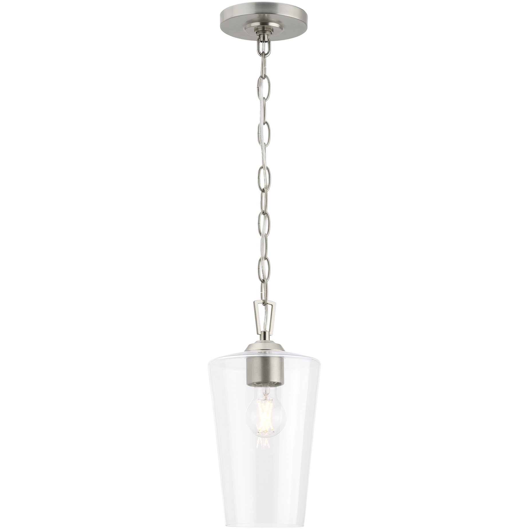 Celino 1 Light 5 inch Brushed Nickel Pendant Ceiling Light