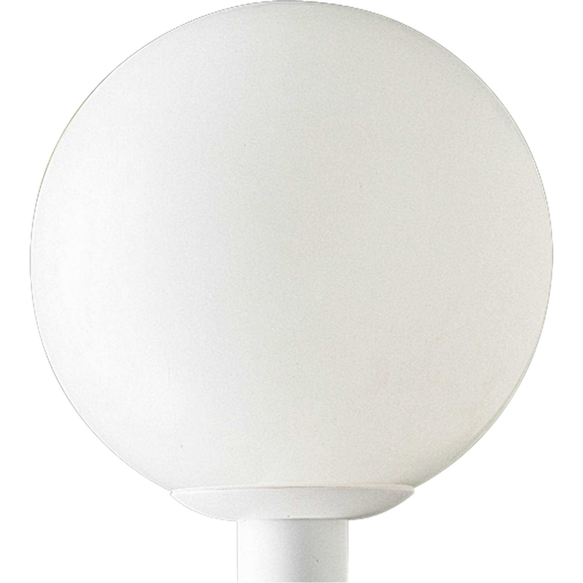Acrylic Globe 1 Light 11.88 inch White Outdoor Post Lantern