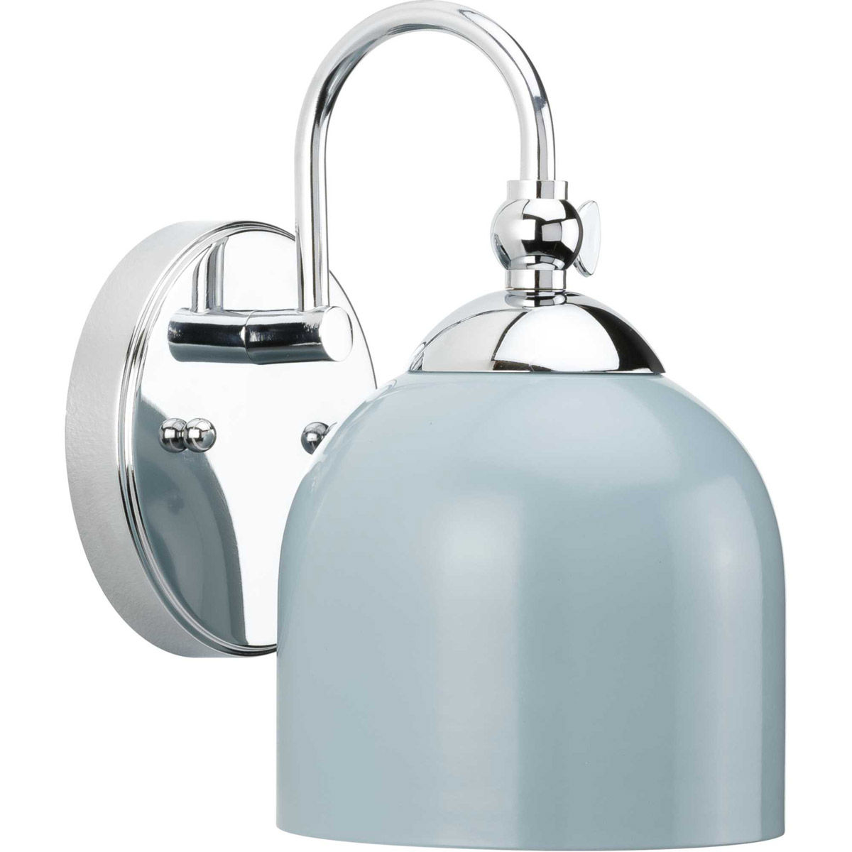 Dalton 1 Light 7 inch Polished Chrome Bath Vanity Wall Light