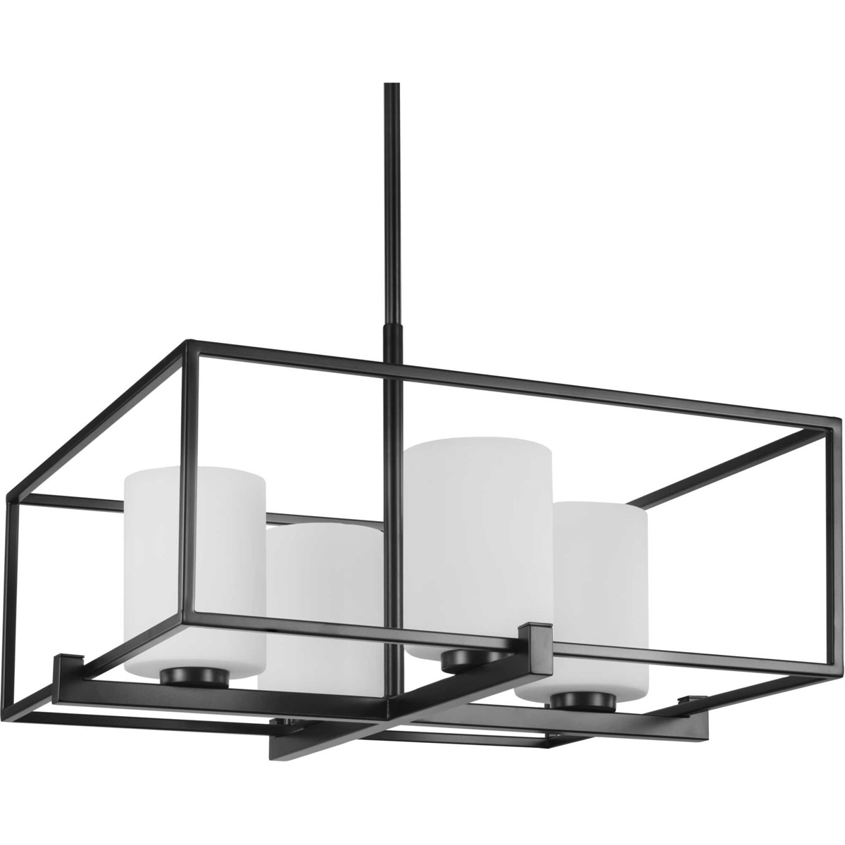 Chadwick 4 Light 21.63 inch Matte Black Chandelier Ceiling Light
